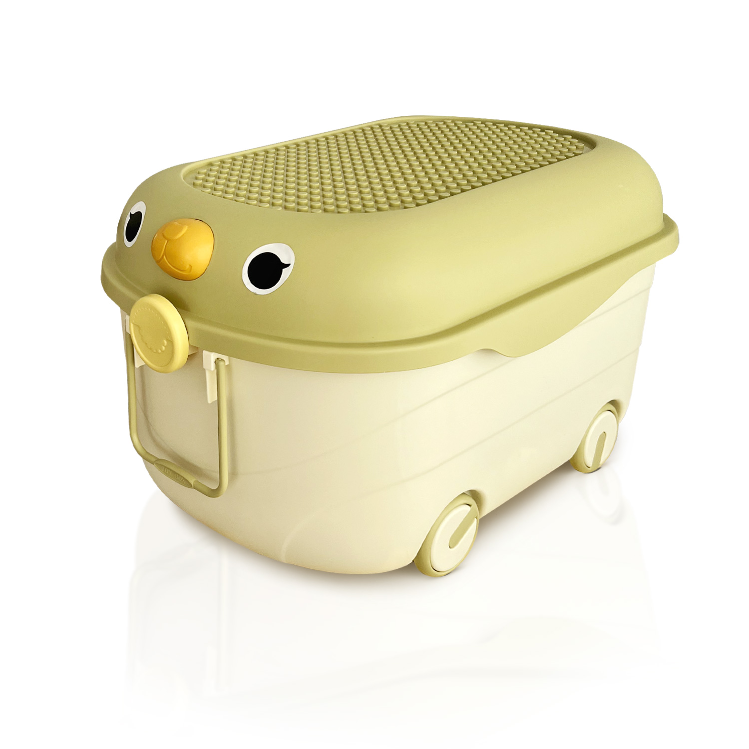 Toy Box for Toy Storage on Wheels with Lid by Froppi