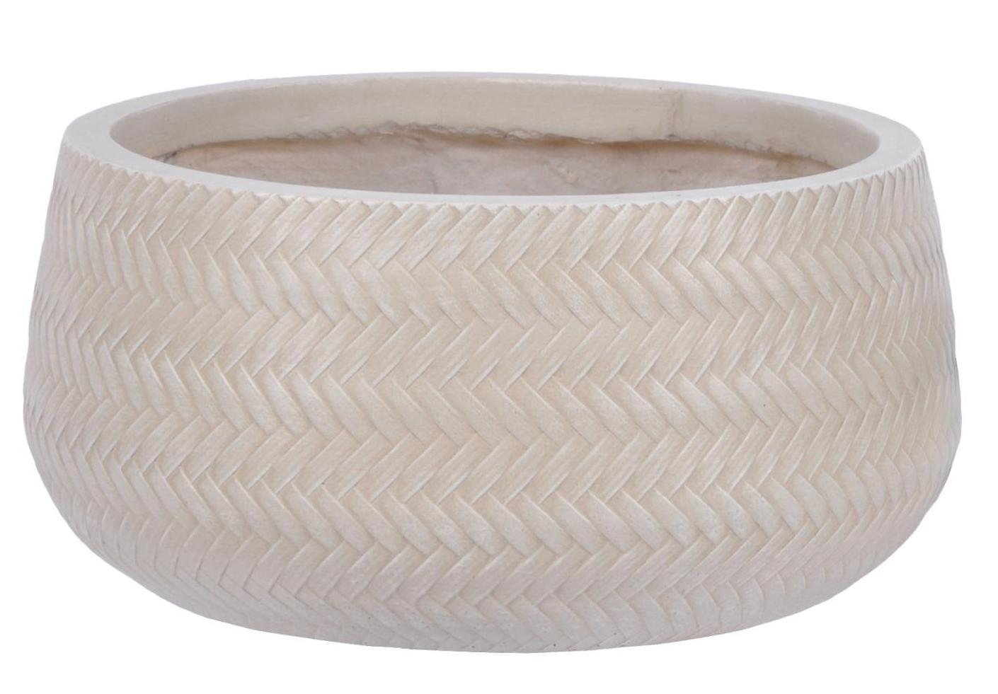 IDEALIST Lite Plaited Style Bowl Outdoor Planter