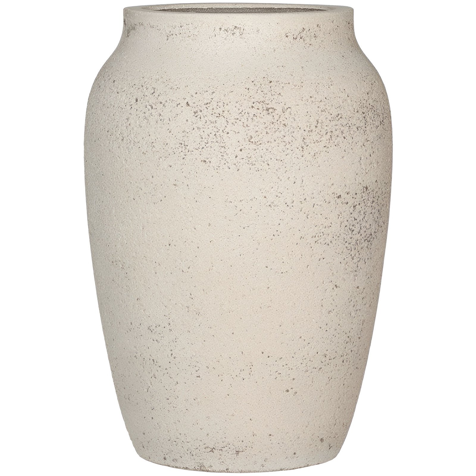 Tall Ficonstone Hera Round Vase Planter by Idealist Premium