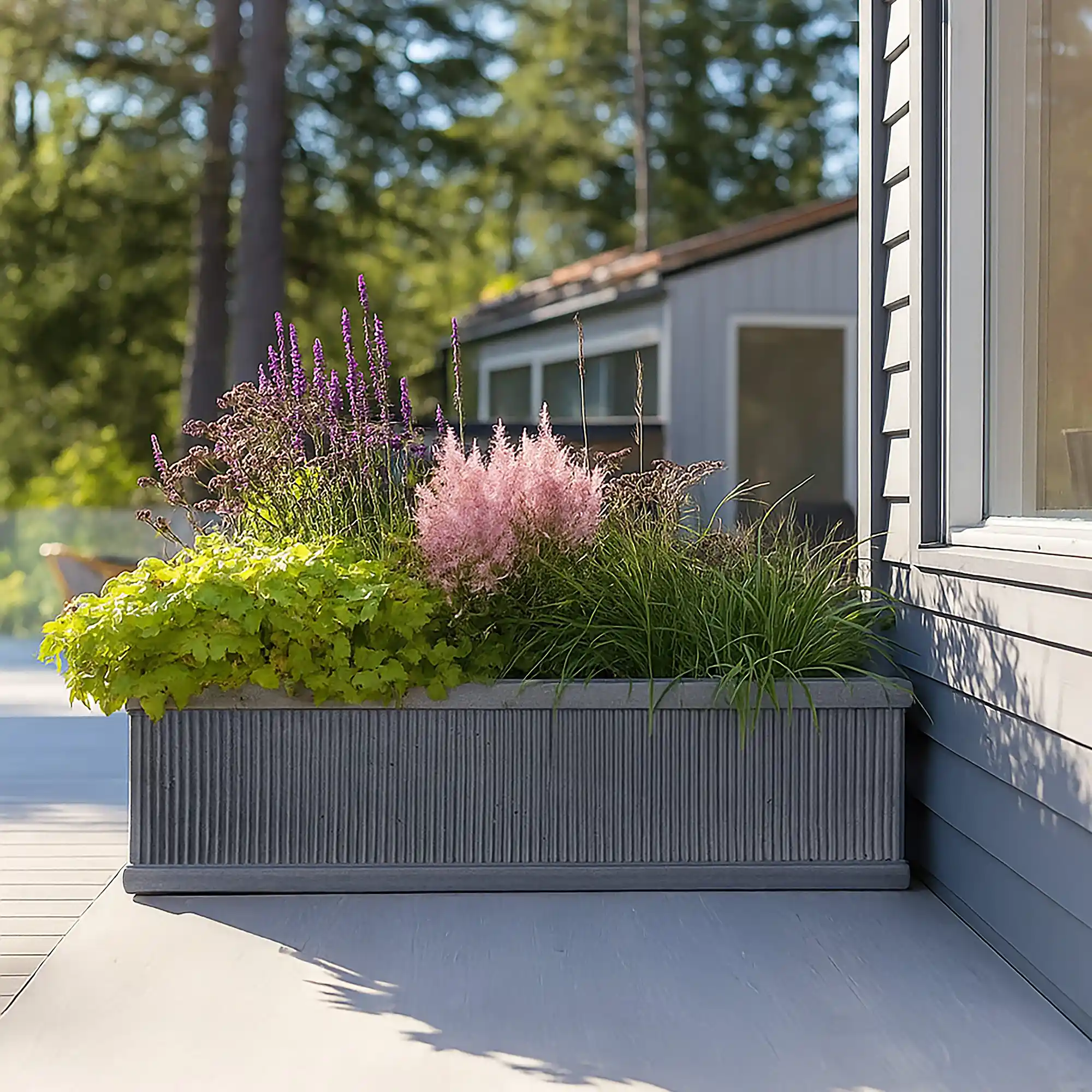 IDEALIST Lite Vertical Ribbed Vintage Style Window Box
