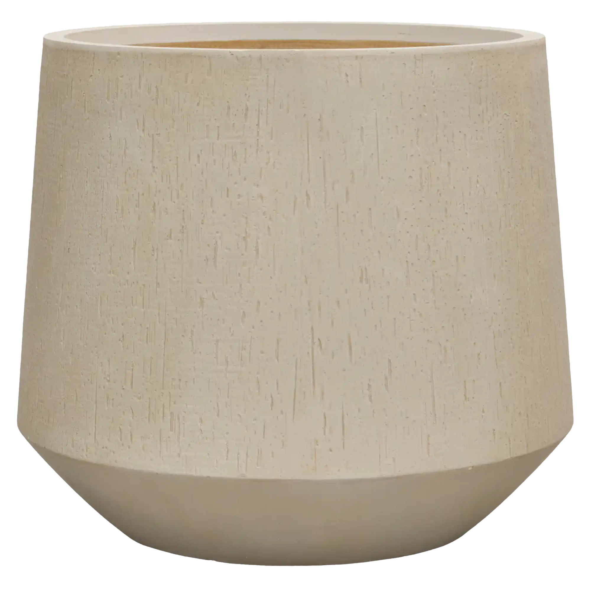Raindrop Fibreclay Planter | Tapered Indoor and Outdoor Plant Pot