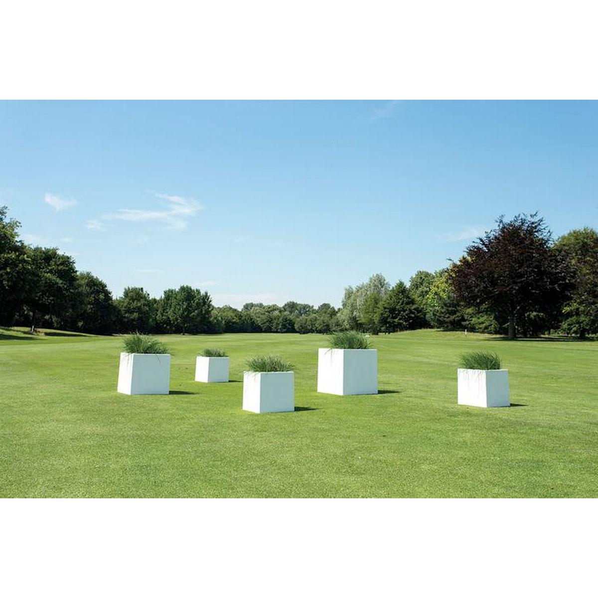 PREMIUM CUBUS Square Fiberglass Planter