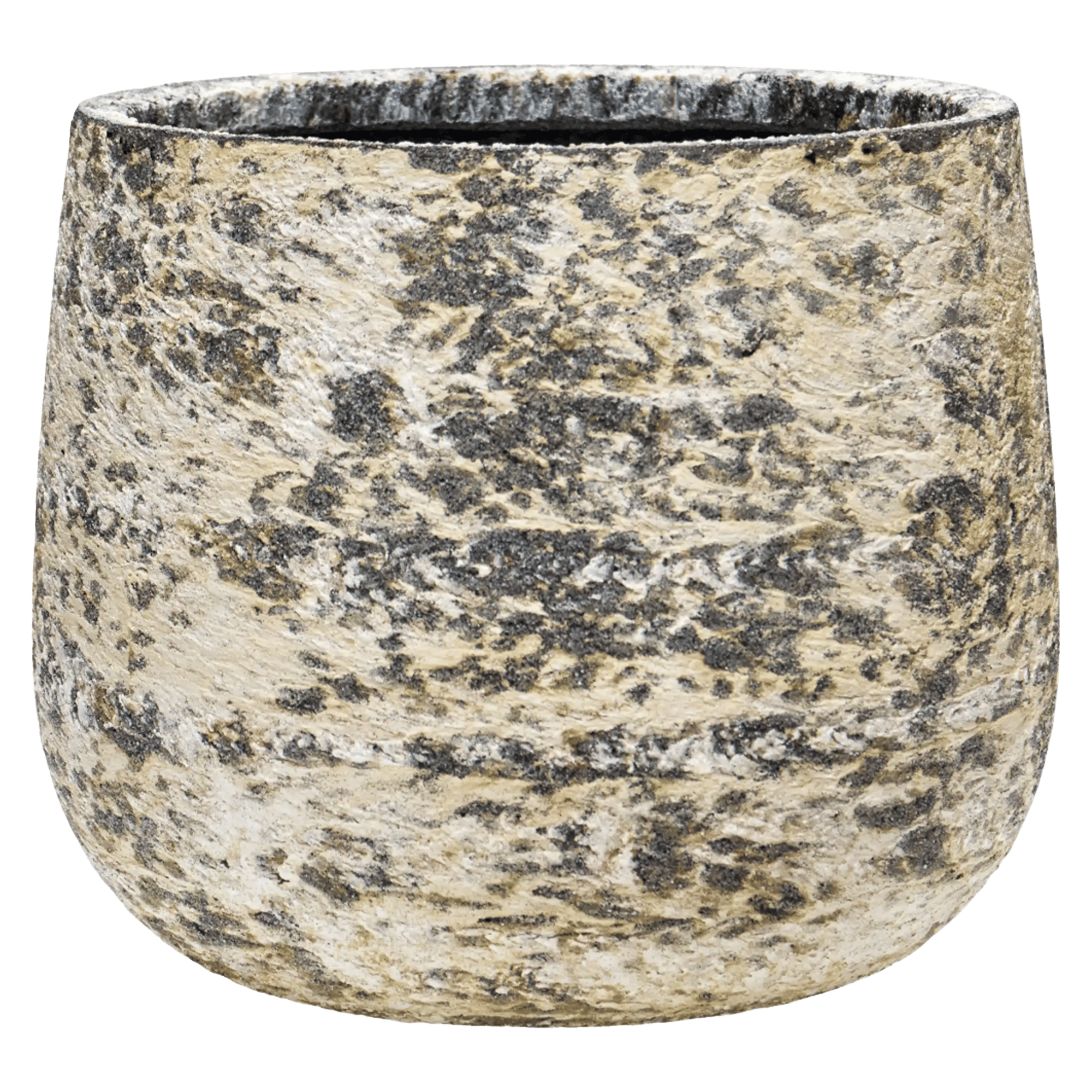 Atlas Round Planter | Fiberstone Indoor and Outdoor Plant Pot