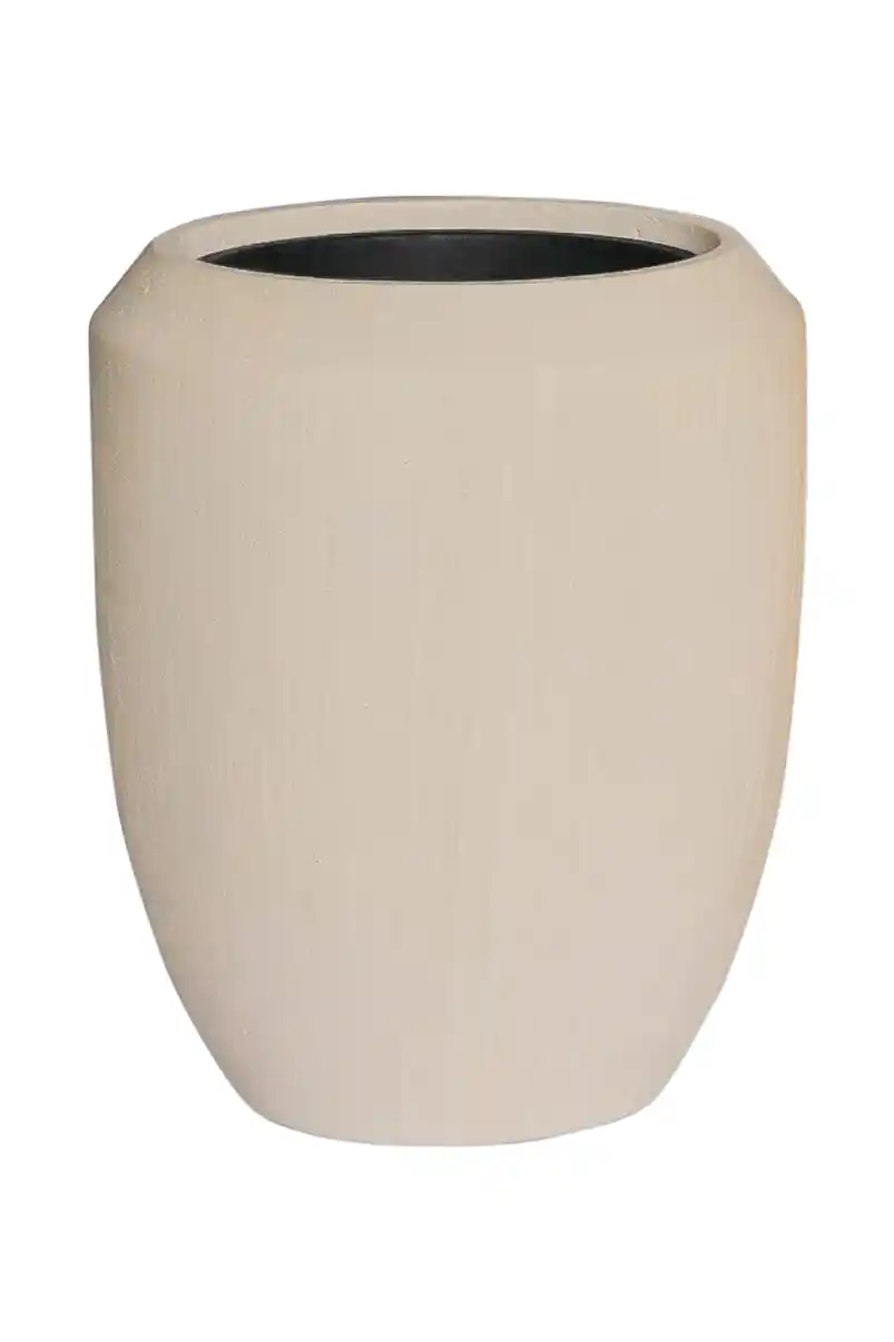 Polystone Coated Plain Coppa Rock Planter with Liner