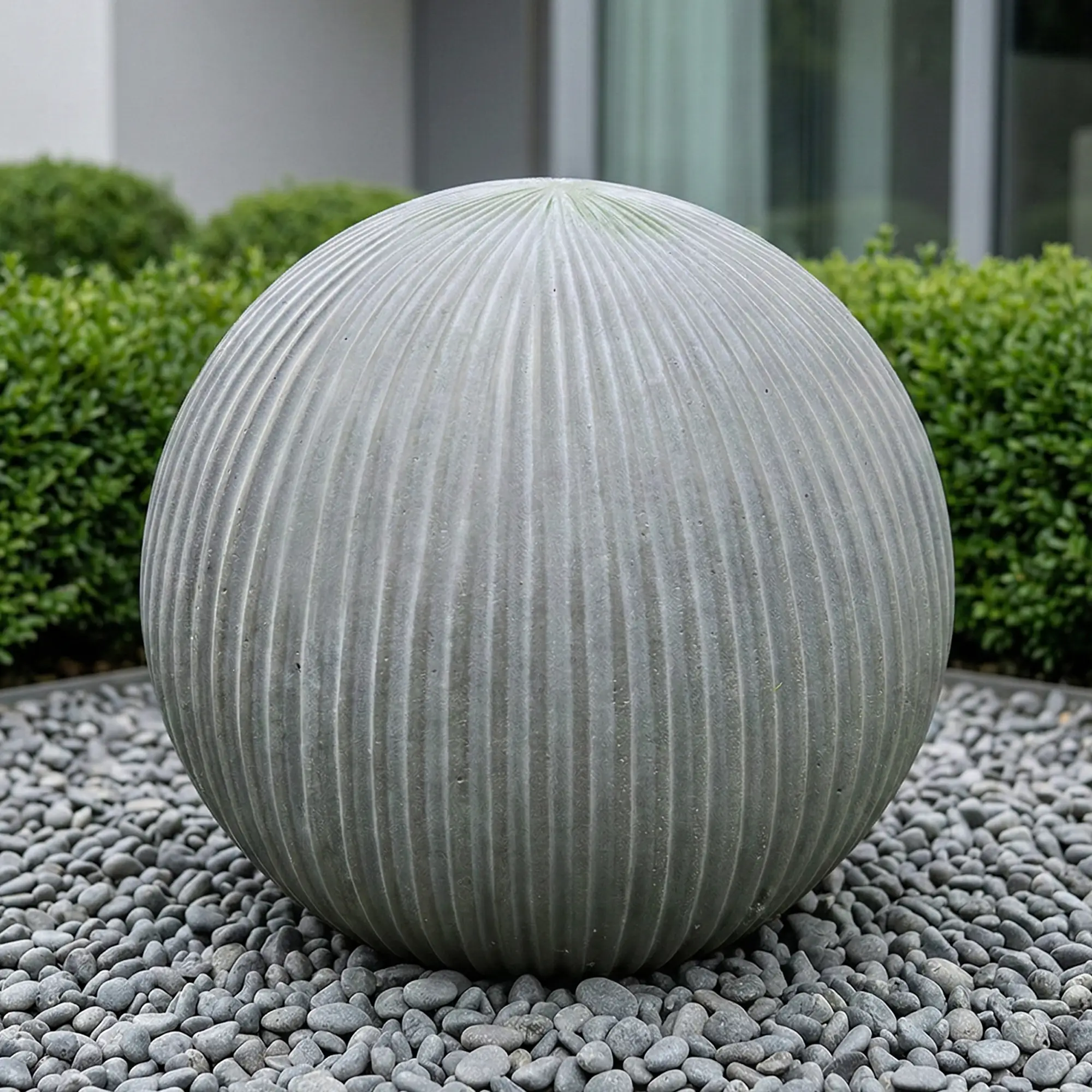 IDEALIST Lite Vertical Ribbed Outdoor Garden Decorative Ball
