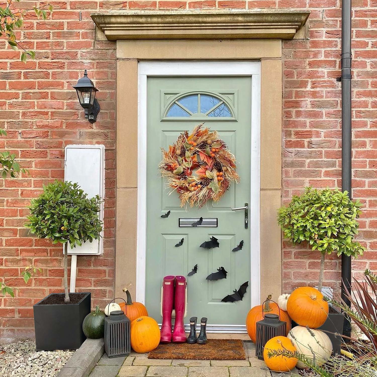 IDEALIST Lite Square Box Contemporary Light Concrete Planter Set