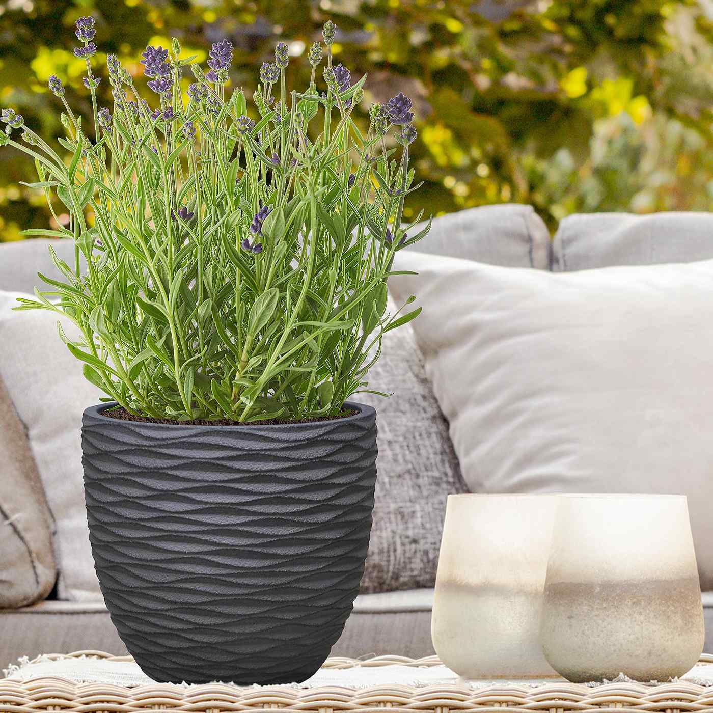 IDEALIST Lite Wave Style Outdoor Egg Planter