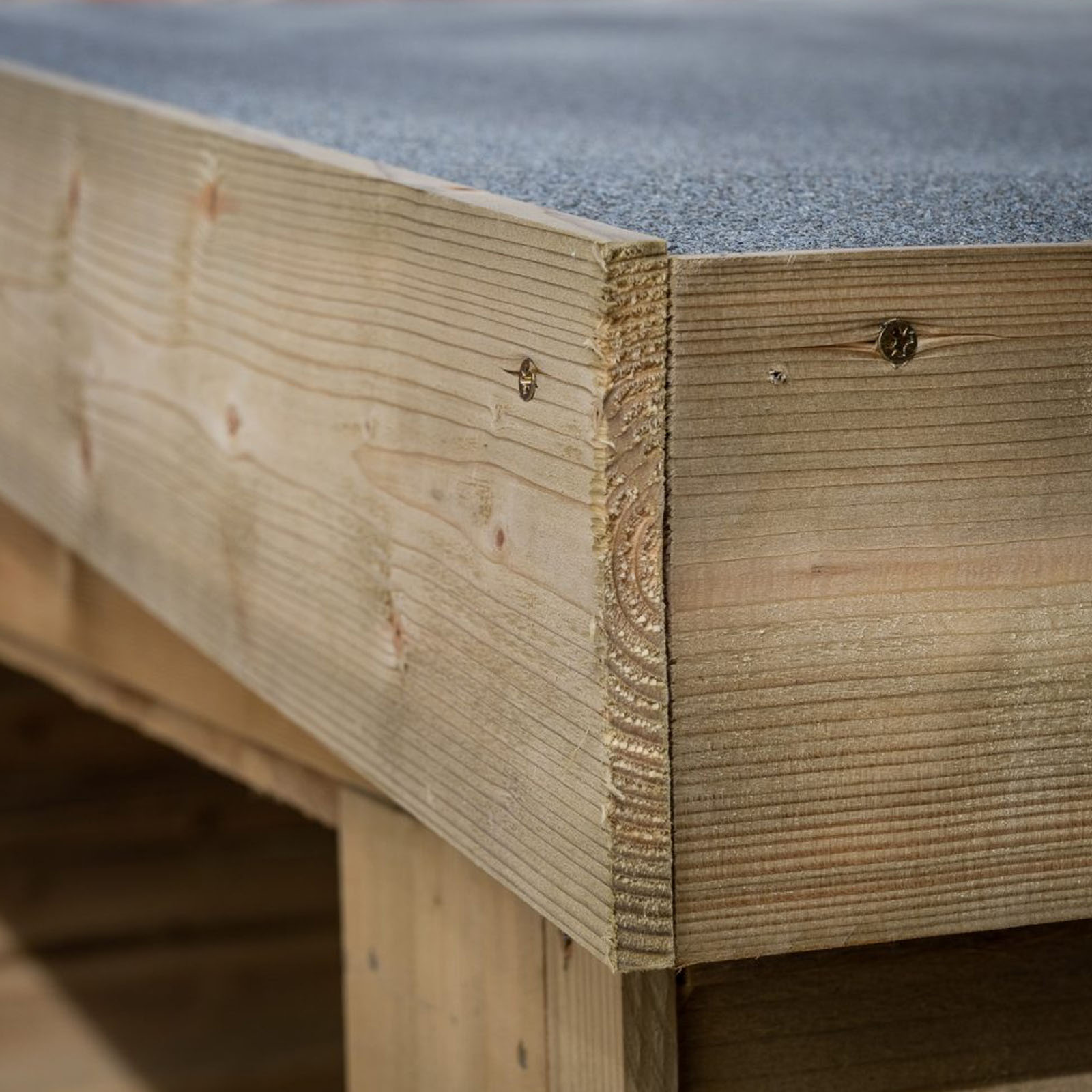 Outdoor Wooden Overlap Presssure Treated Apex Log Store by Forest Garden