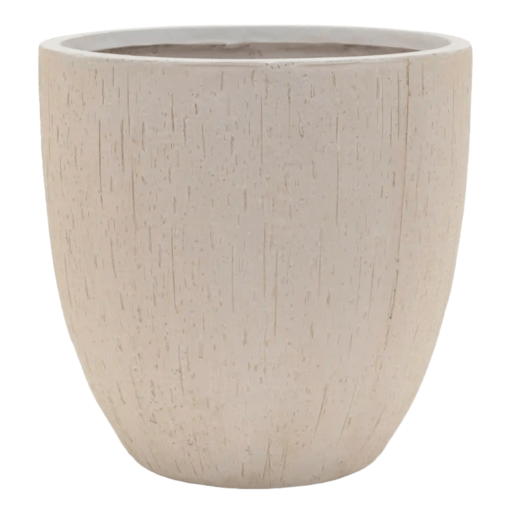 Raindrop Fibreclay Egg Planter | Indoor and Outdoor Plant Pot