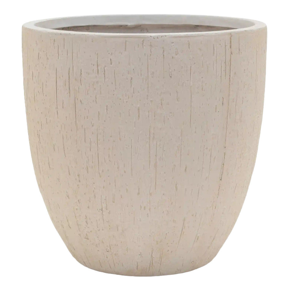 Raindrop Fibreclay Egg Planter | Indoor and Outdoor Plant Pot