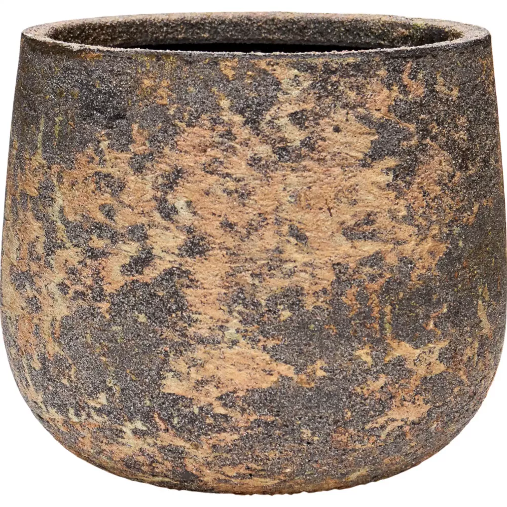 Atlas Round Planter | Fiberstone Indoor and Outdoor Plant Pot