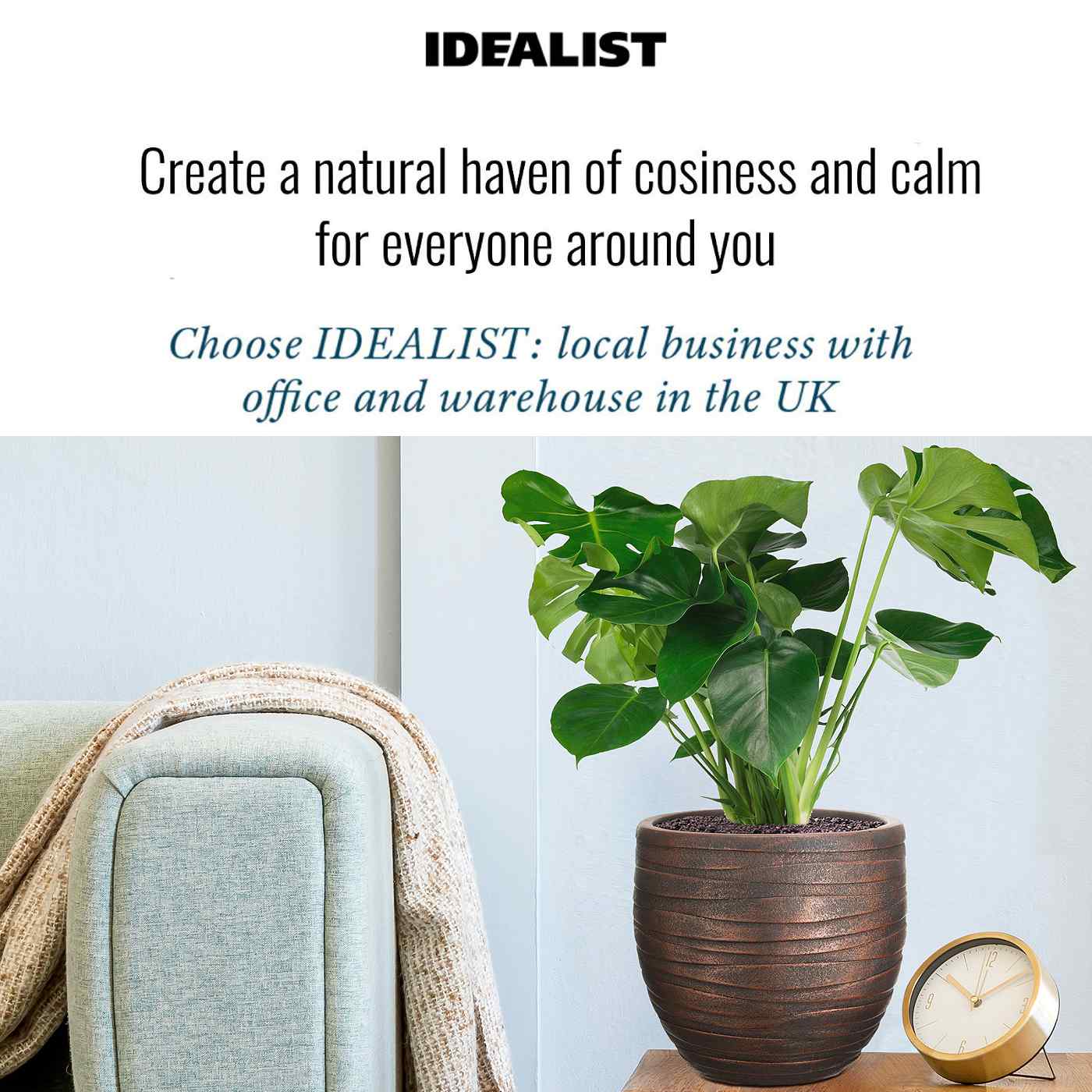 IDEALIST Lite Row Style Round Indoor Planter