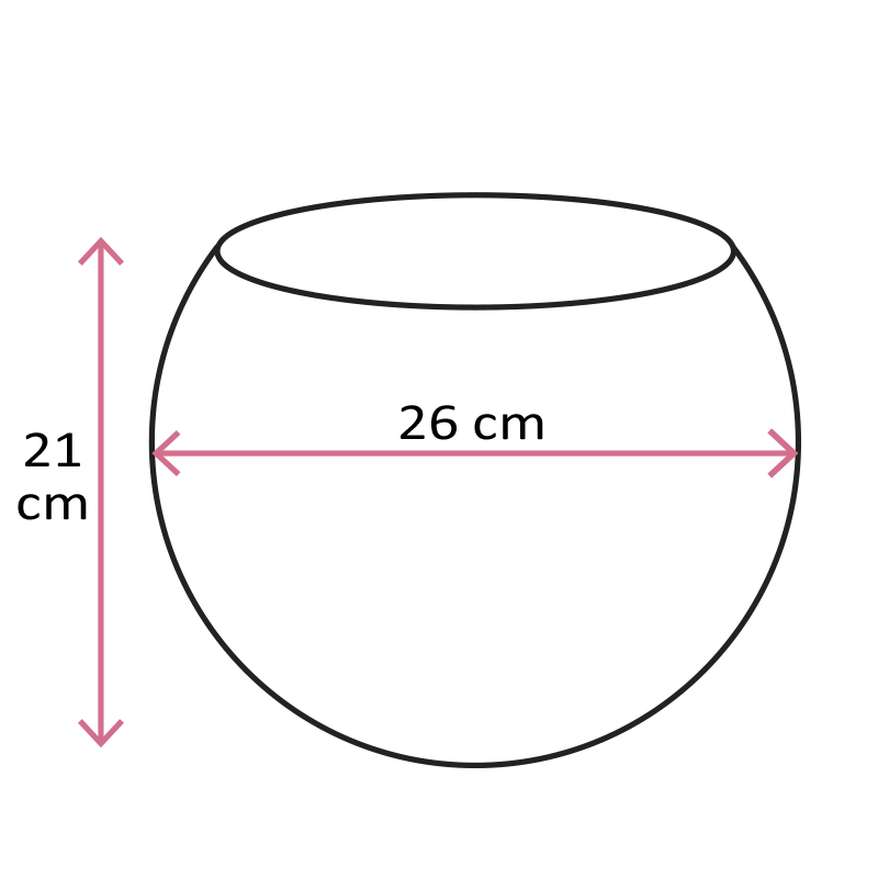 Round Fiberstone Planter by Idealist Premium BETH Glossy