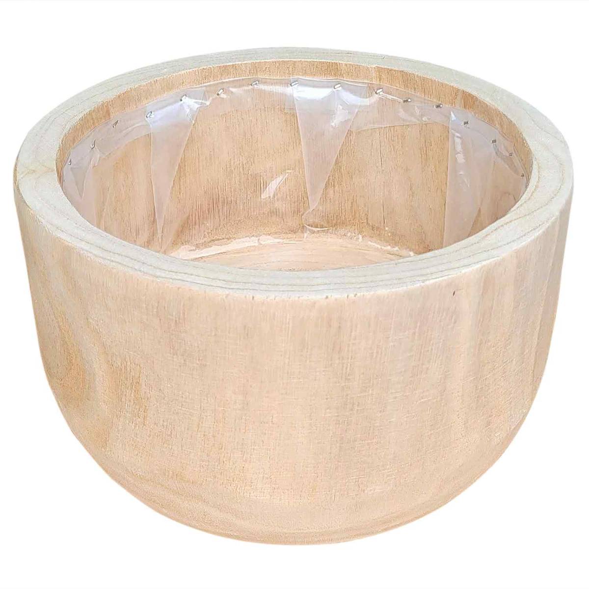 HORTICO GAIA Wooden House Planter with Legs, Tall Indoor Plant Pot Stand with Waterproof Liner