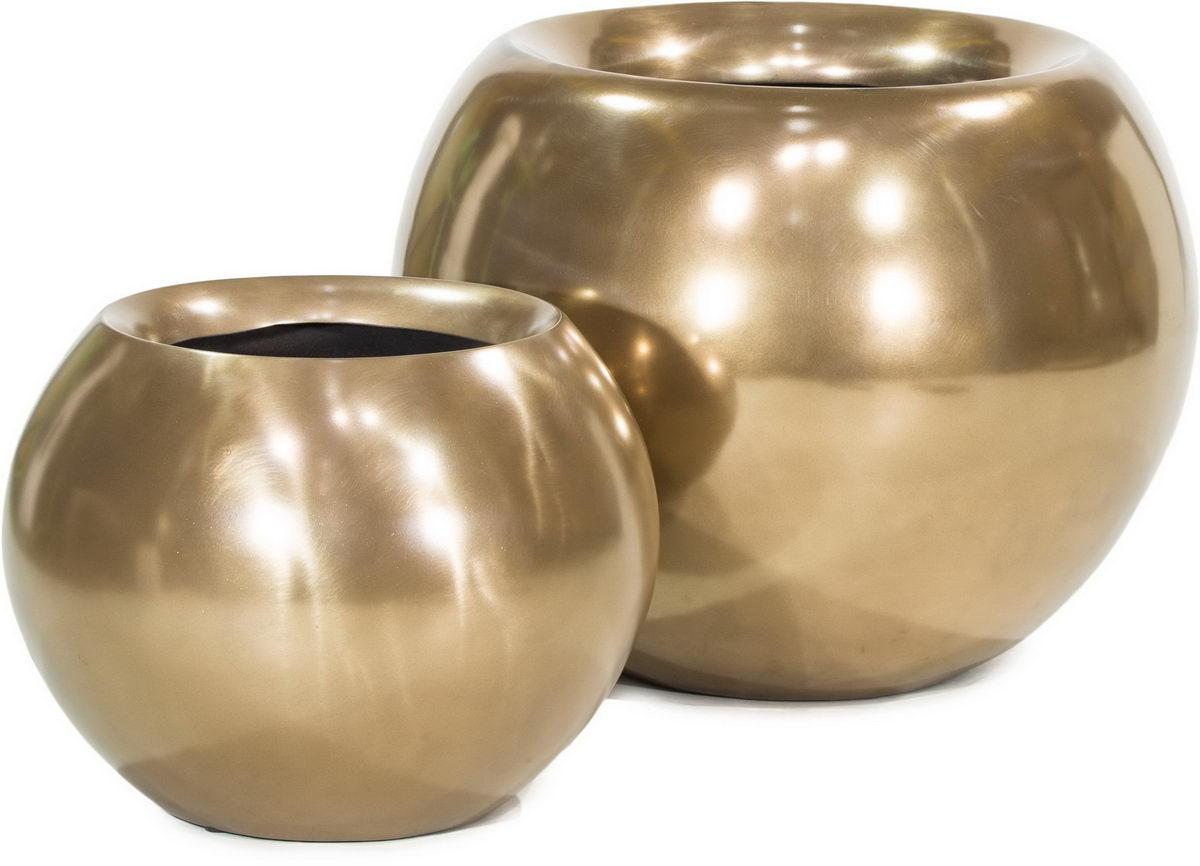 Glory Ball Round Polystone Indoor Planter