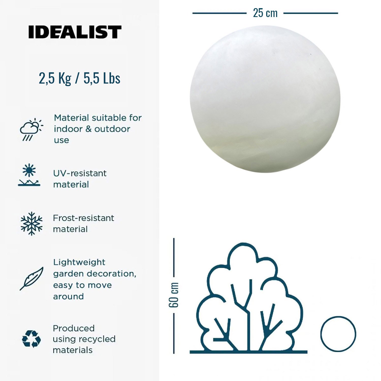 IDEALIST Lite Outdoor Garden Decorative Ball