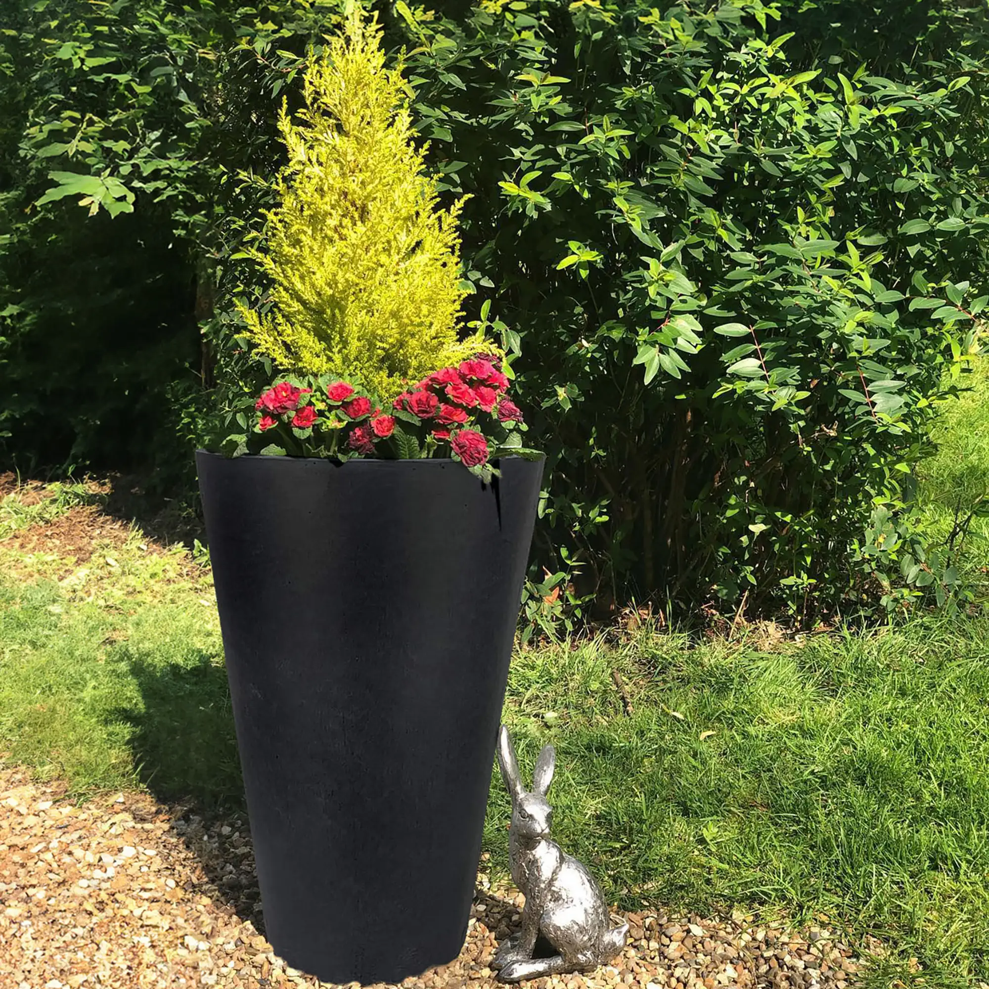 IDEALIST Lite Contemporary Round Light Concrete Planter