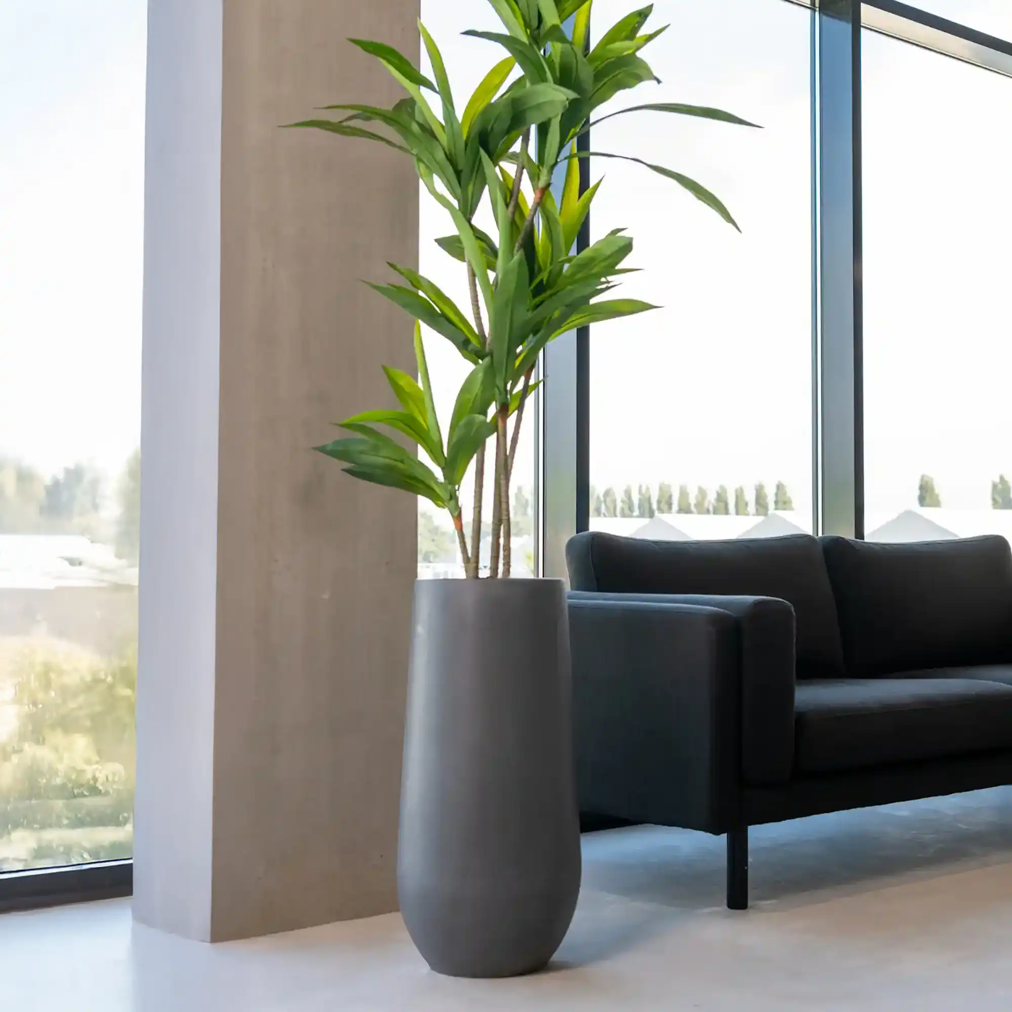 Fibrestone Nax Tall Planter by Idealist Premium
