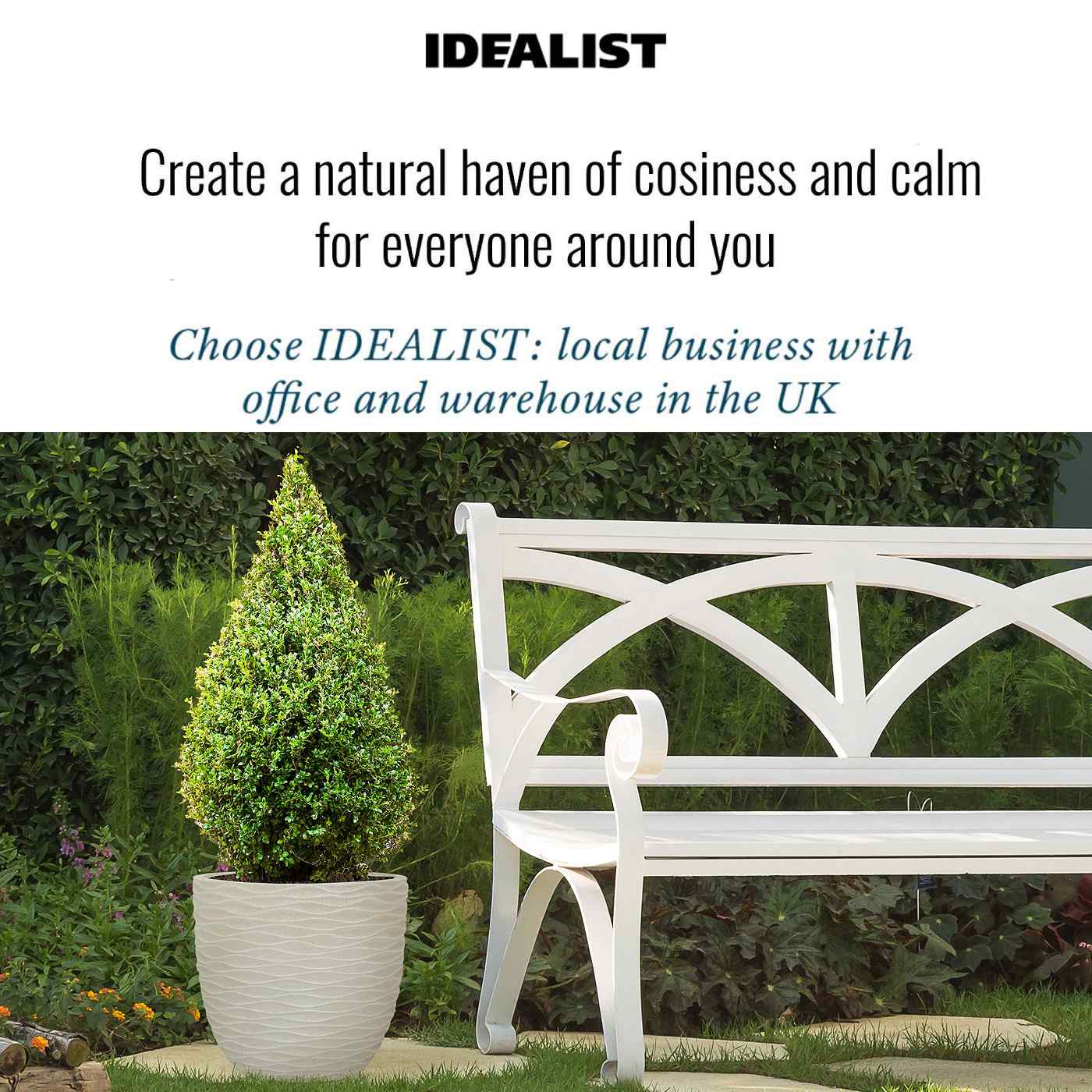 IDEALIST Lite Wave Style Outdoor Egg Planter