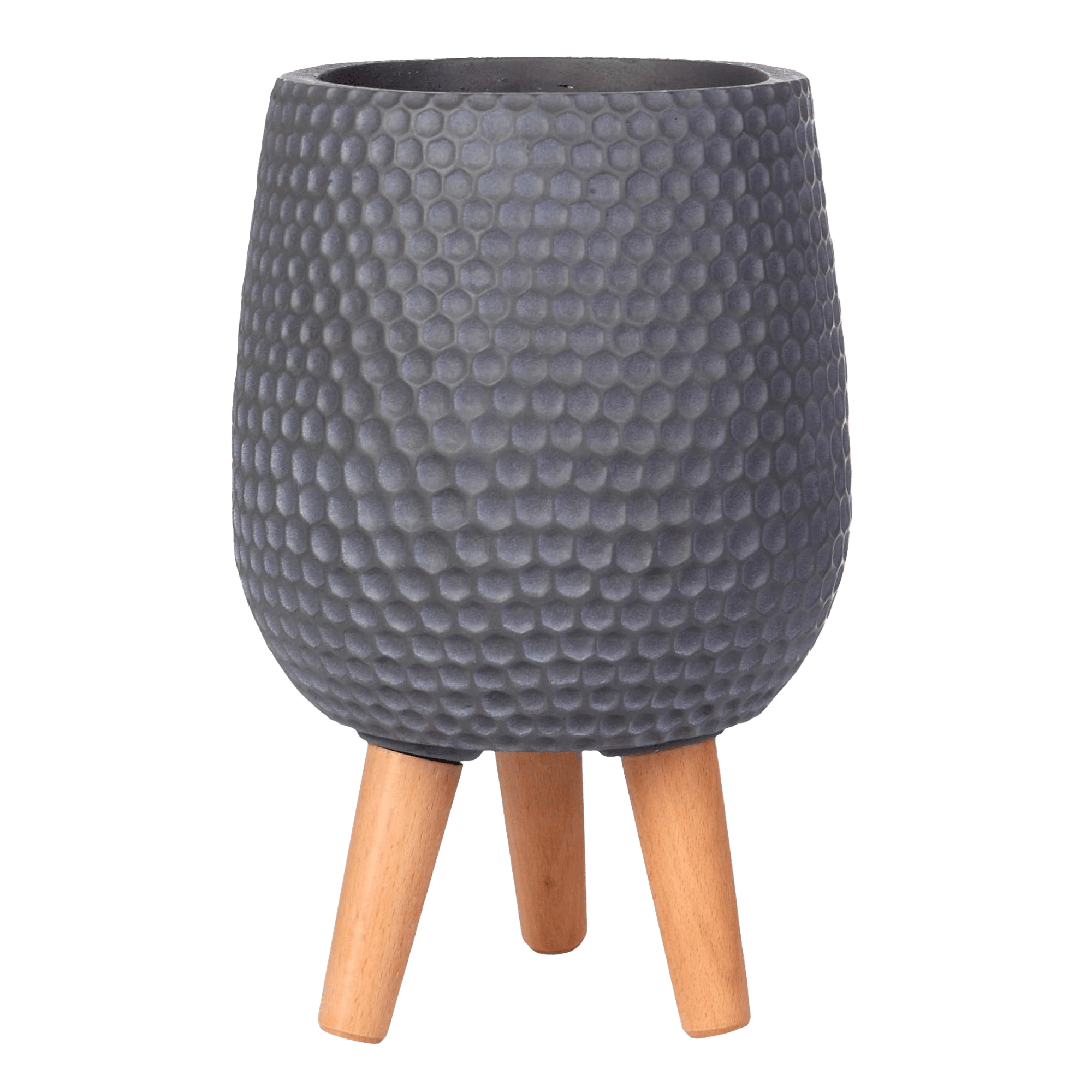 IDEALIST Lite Honeycomb Style Egg Planter on Legs, Round Pot Plant Stand Indoor
