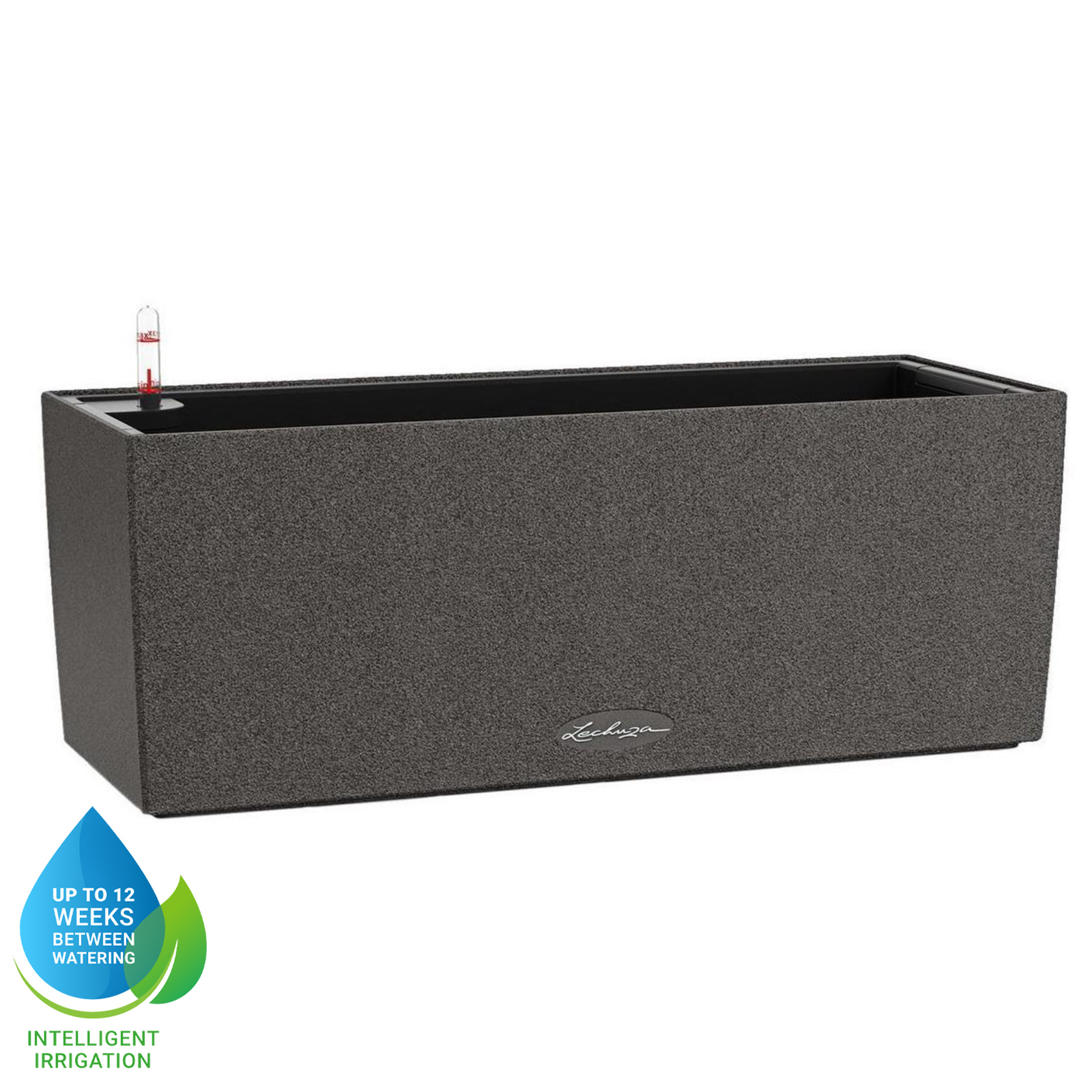 LECHUZA BALCONERA Stone Trough Poly Resin Self-watering Planter