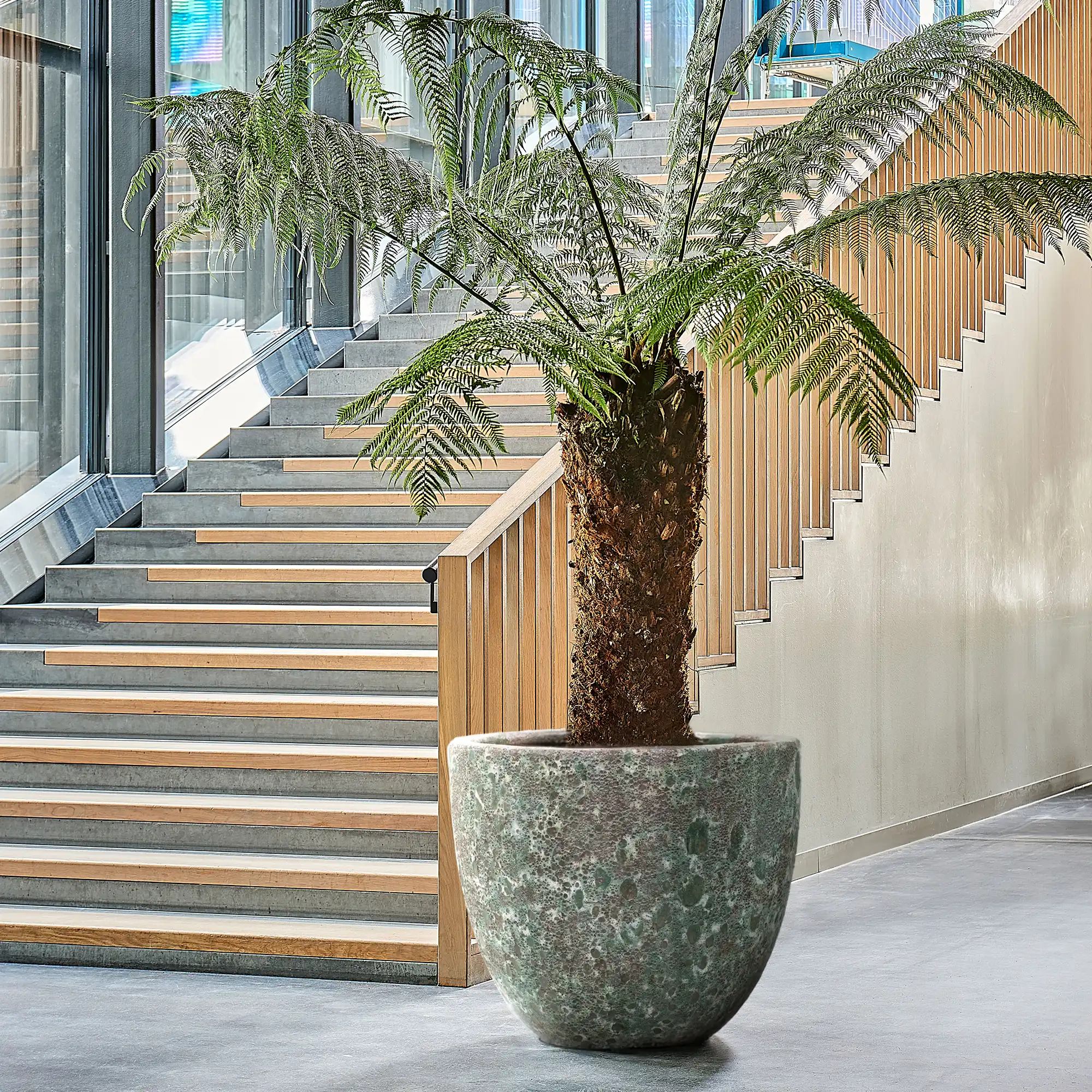 Lava Ceramic Round Planter | Indoor and Outdoor Plant Pot