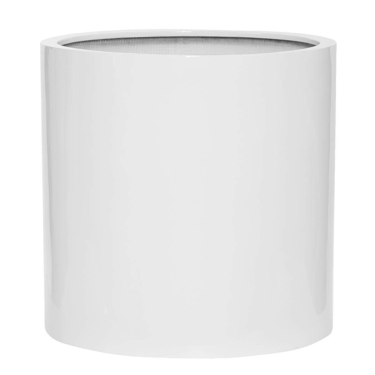 Fiberstone Glossy Puk Light Planter by Idealist Premium