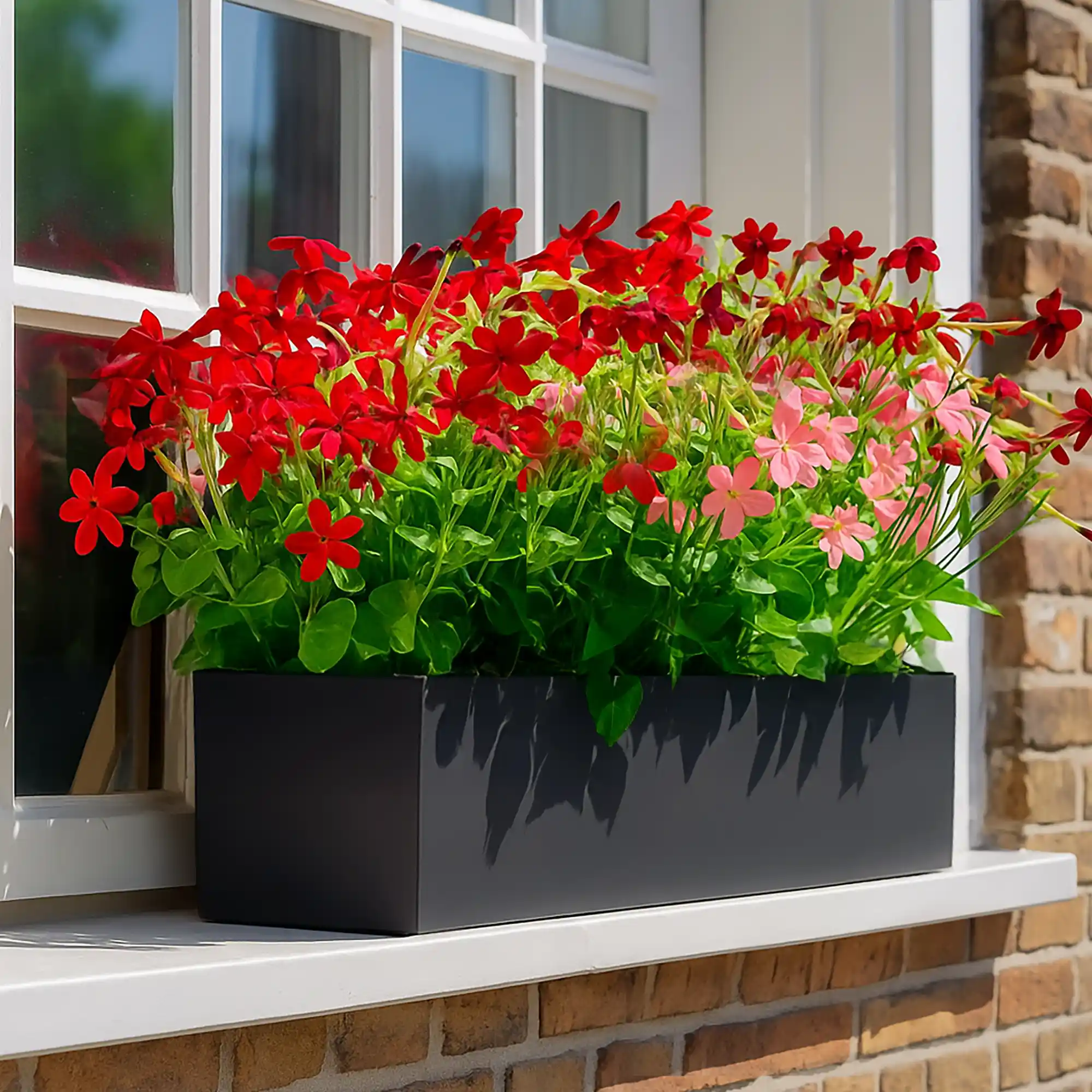 IDEALIST Lite Window Box Light Concrete Planter