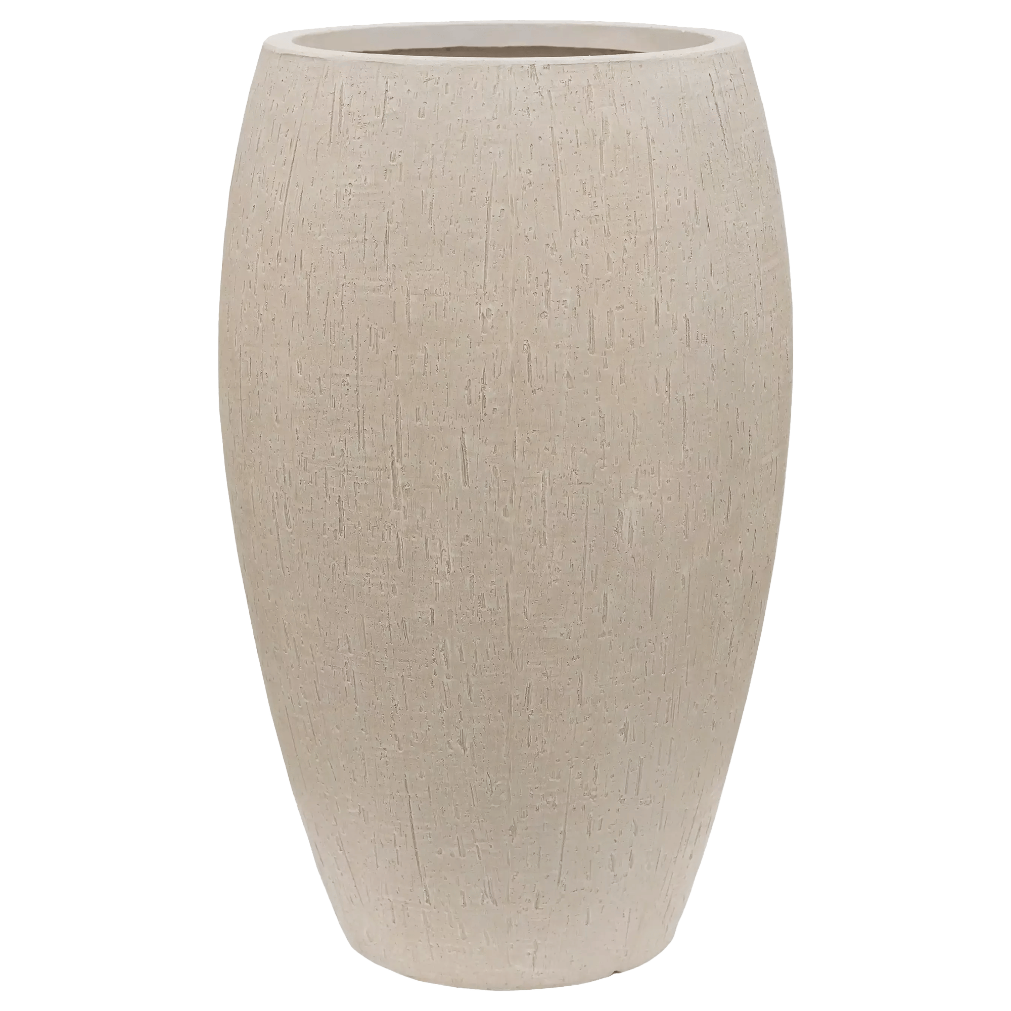Raindrop Fibreclay Tall Planter | Indoor and Outdoor Plant Pot Vase