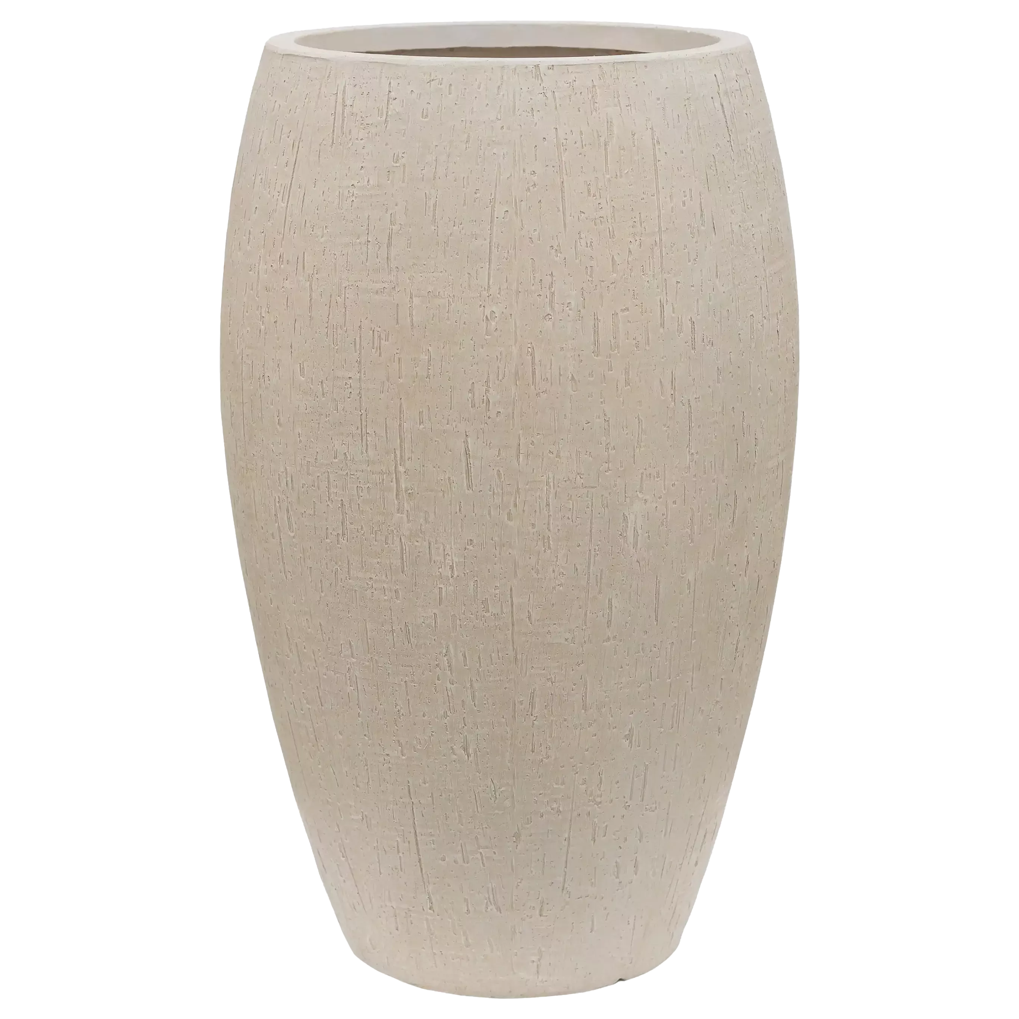 Raindrop Fibreclay Tall Planter | Indoor and Outdoor Plant Pot Vase