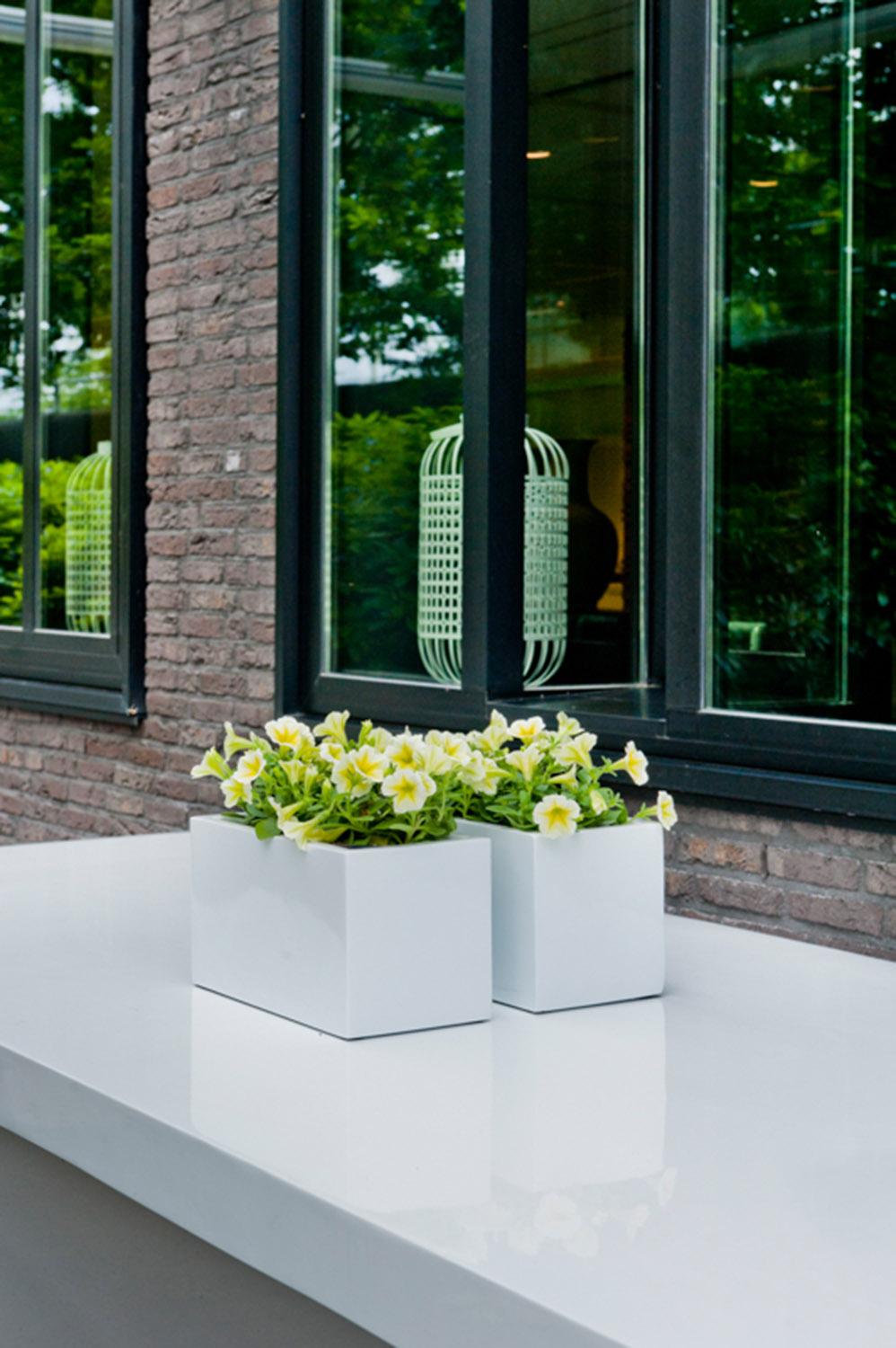 WINDOW BOX Fiberstone Planter by Idealist Premium Balcony Glossy