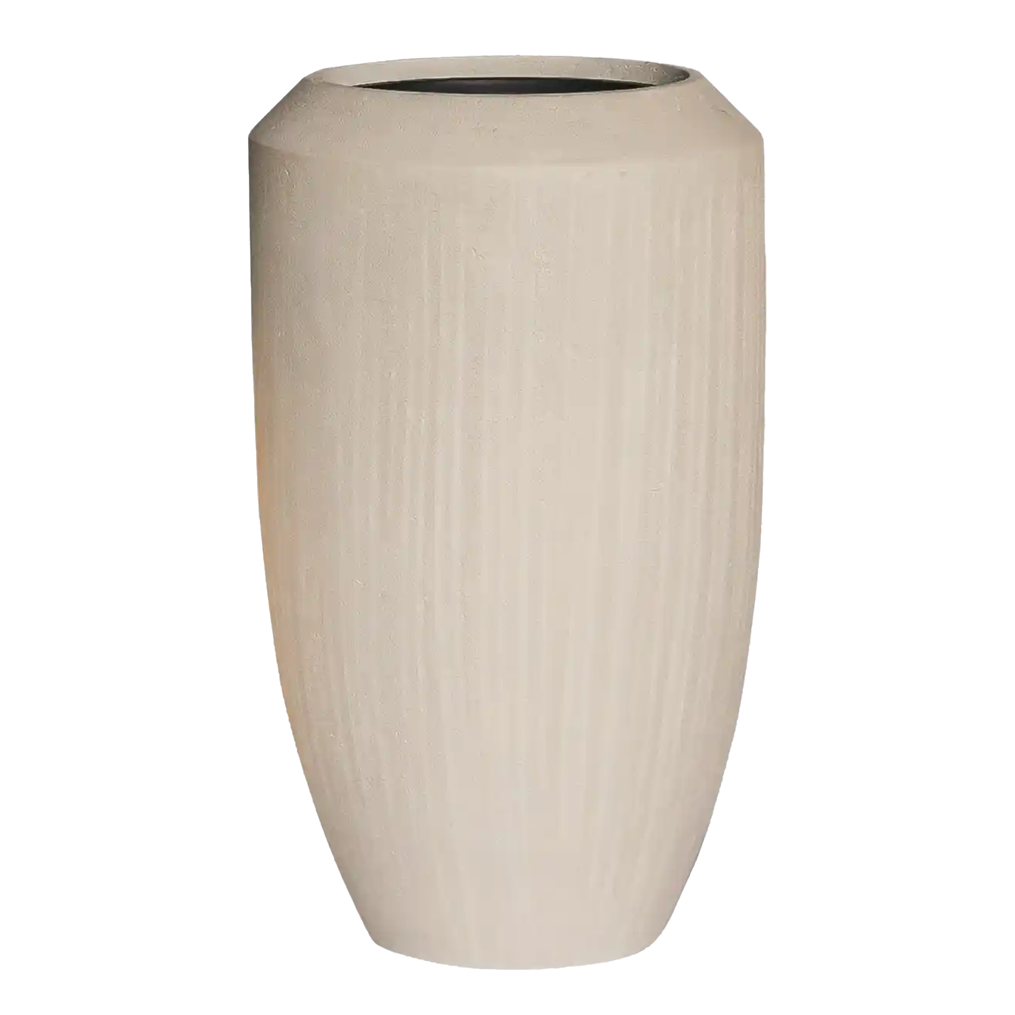 Polystone Tall Planter + Liner | Indoor and Outdoor Plant Pot