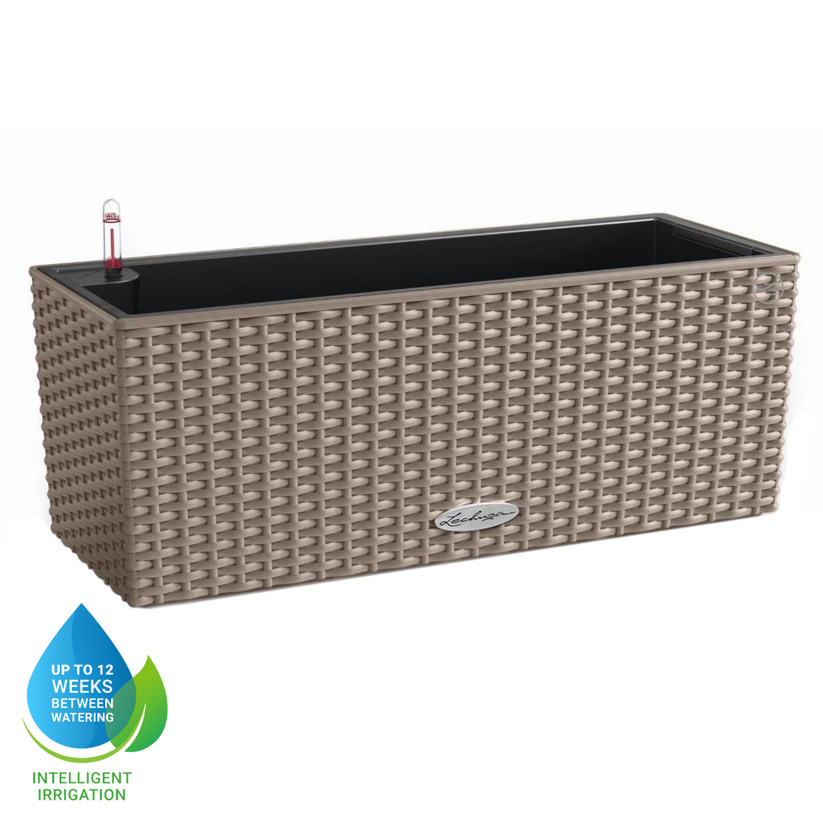 LECHUZA BALCONERA Cottage Trough Poly Resin Self-watering Planter