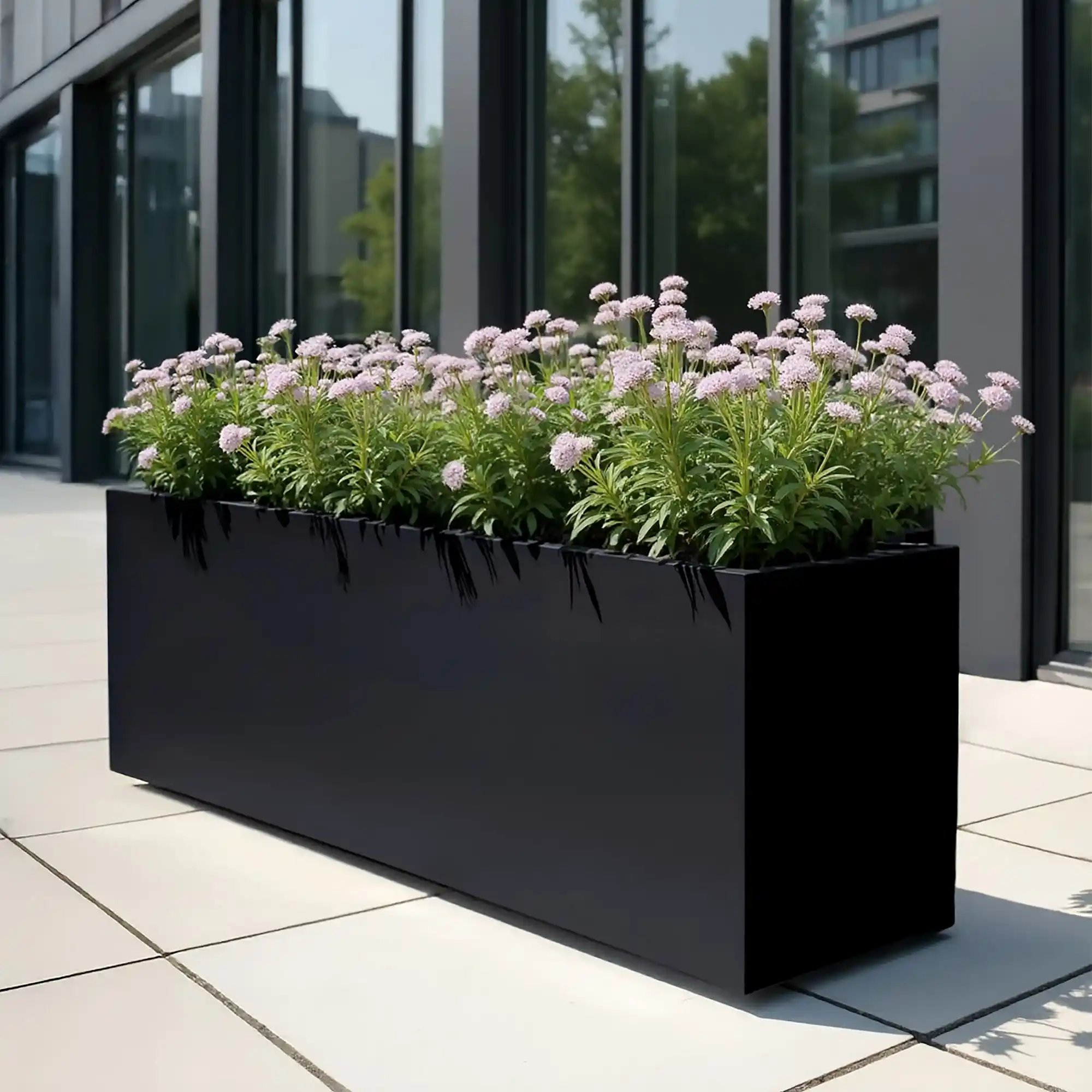 AXIS Trough Outdoor Fiberglass Planter