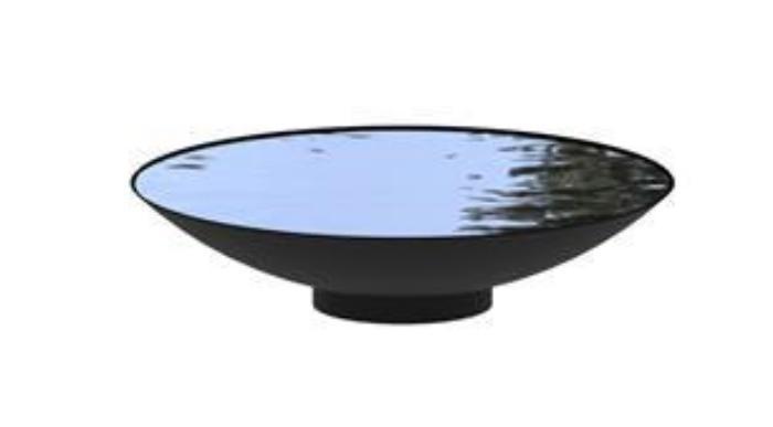 Fountain Waterbowl Outdoor Coated Steel Bowl