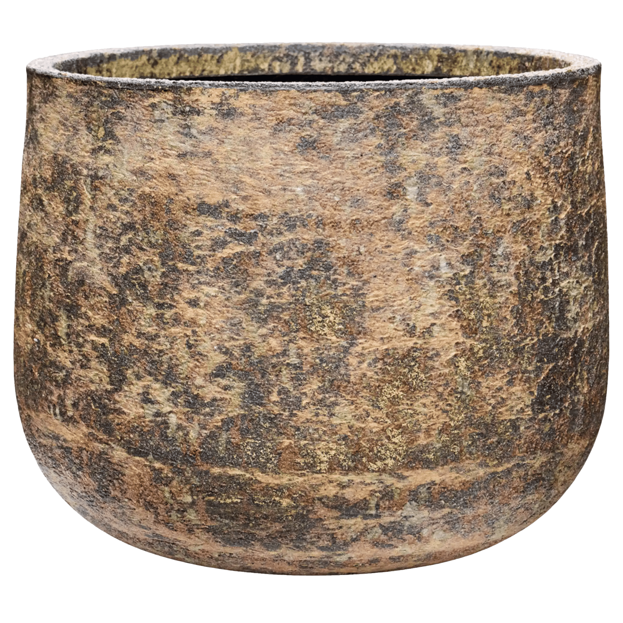 Atlas Round Planter | Fiberstone Indoor and Outdoor Plant Pot