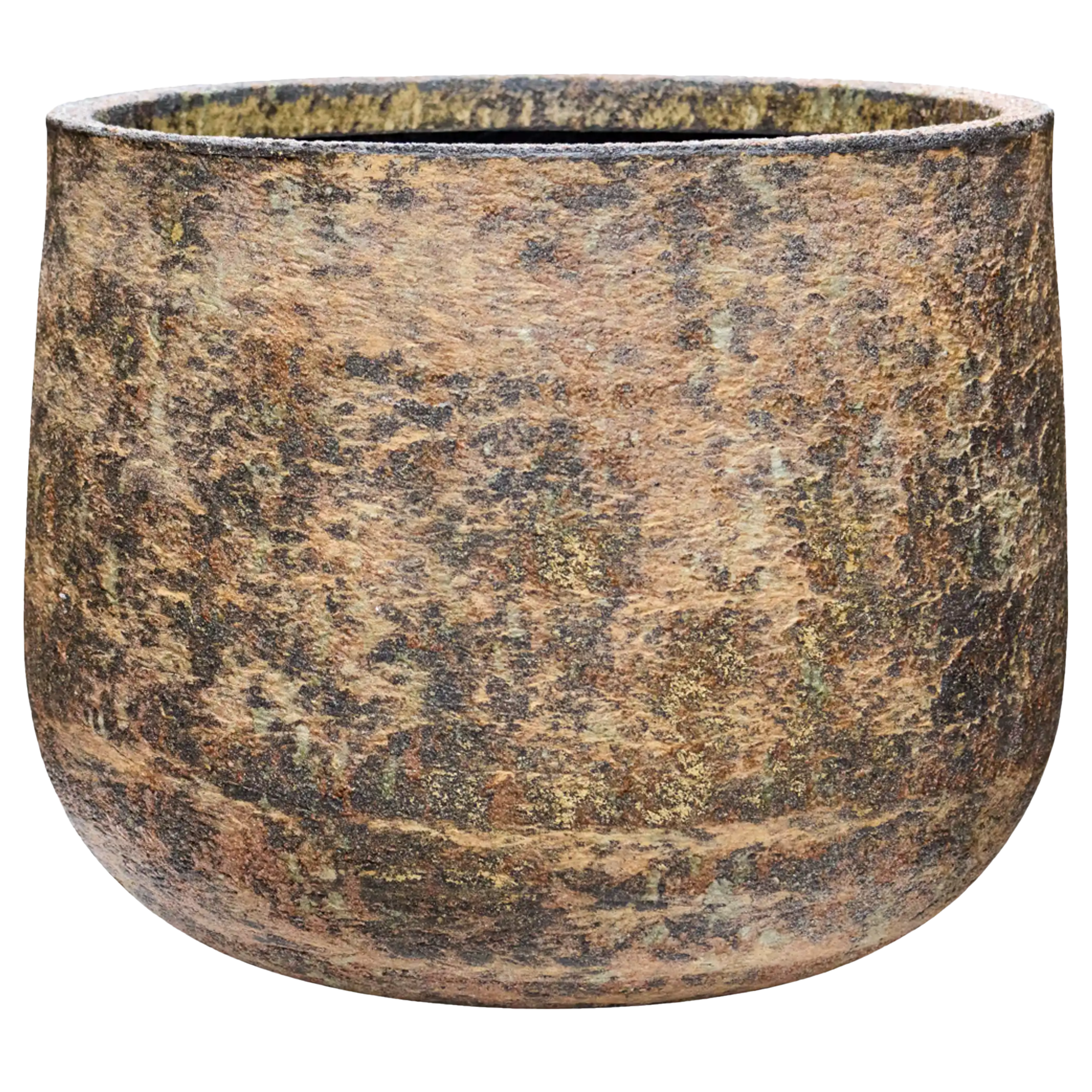Atlas Round Planter | Fiberstone Indoor and Outdoor Plant Pot