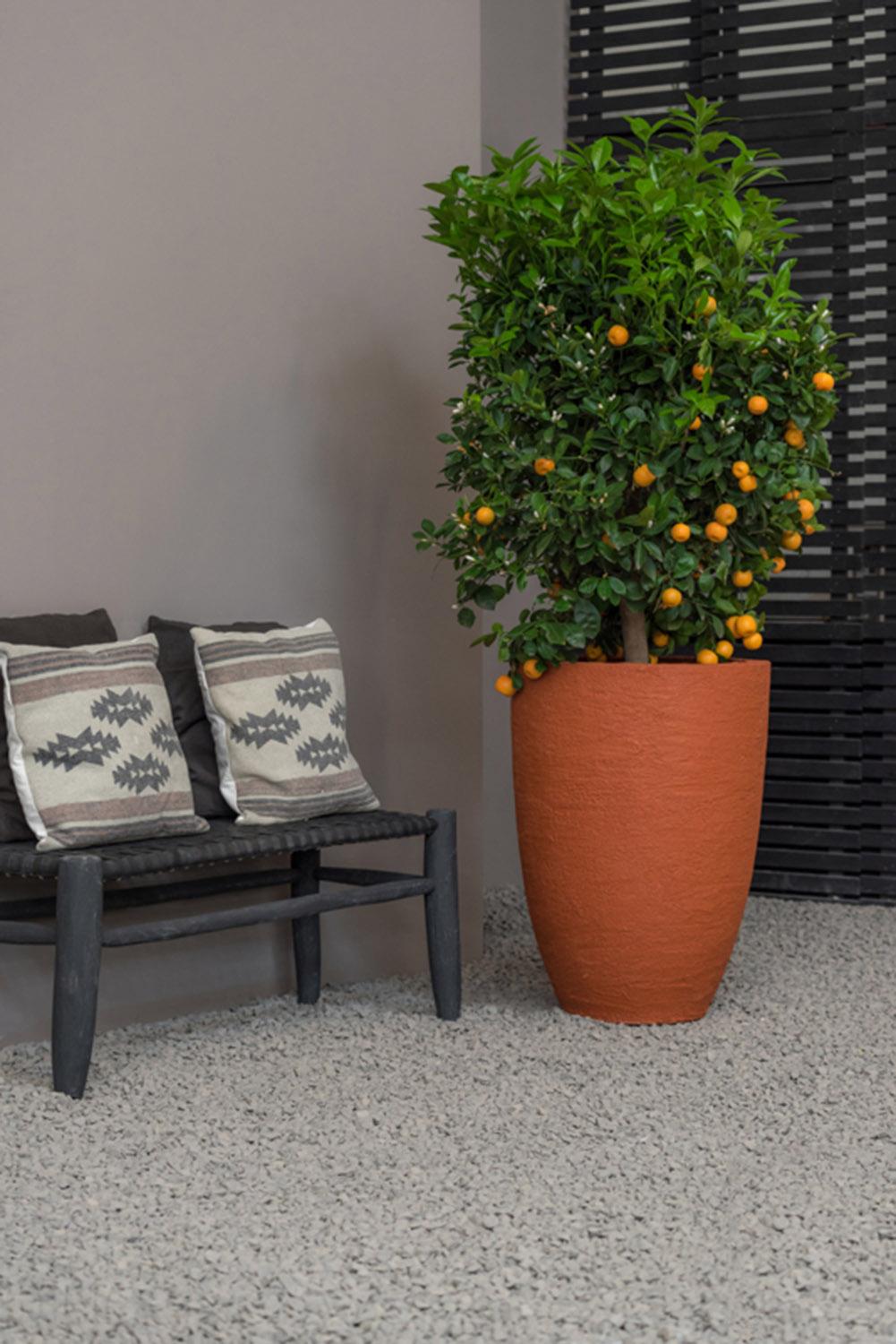 Fibrestone Ben Tall Planter by Idealist Premium