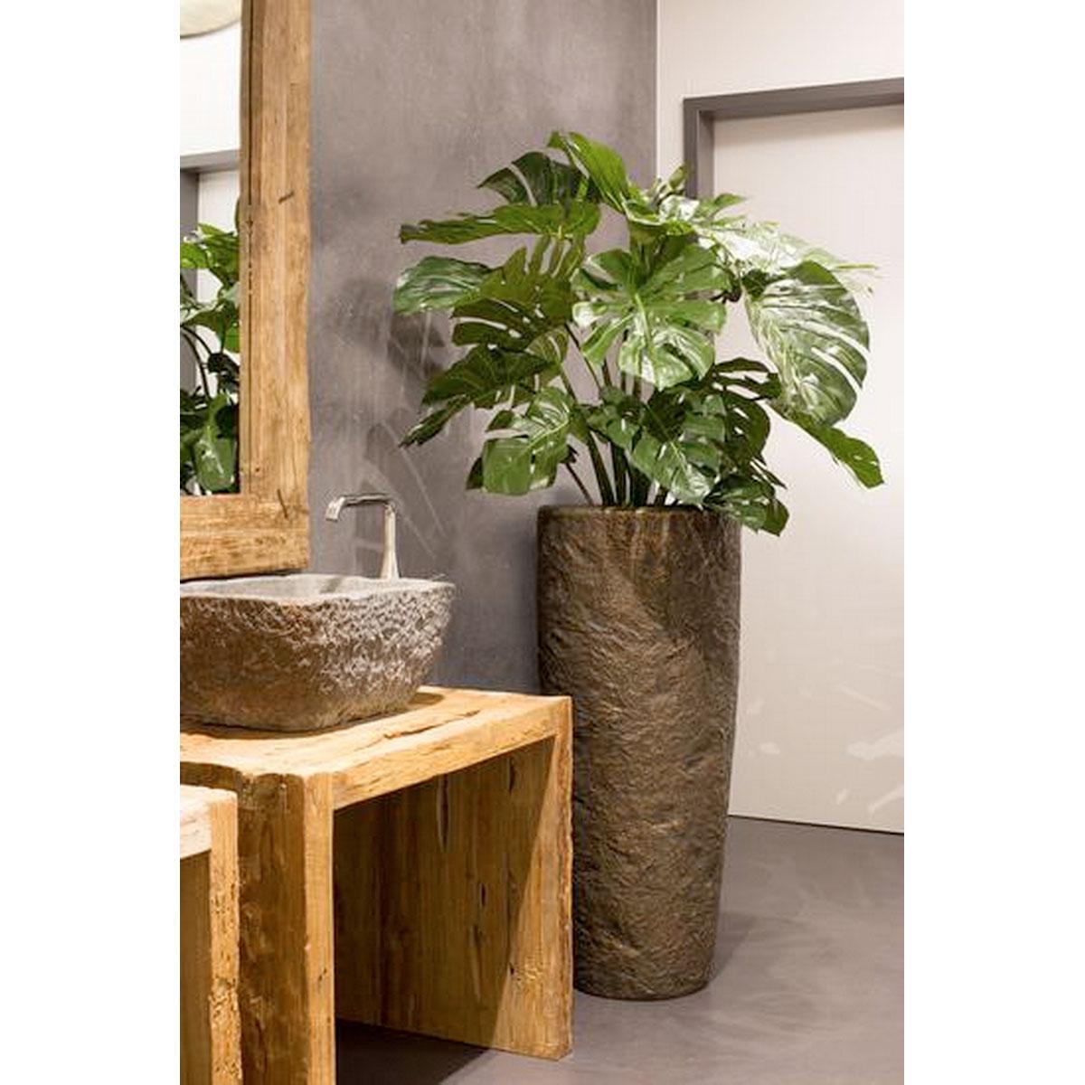 ROCKY Tall Fiberglass Planter