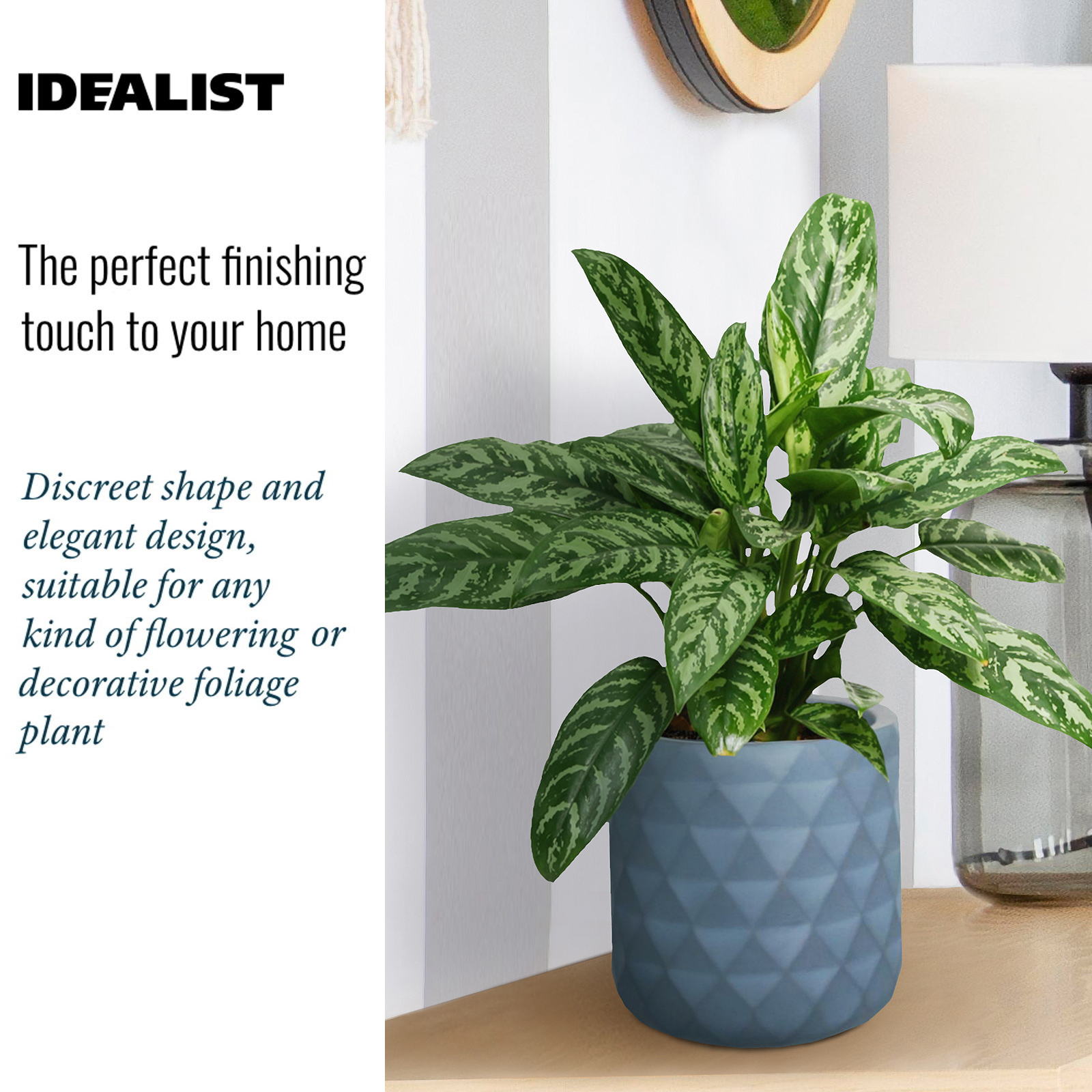 IDEALIST Lite Diamond Style Indoor Hanging Planter