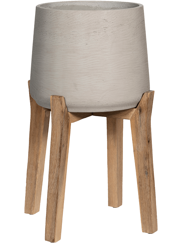 Rough Fiberclay Planter With Feet | Indoor and Outdoor Plant Pot