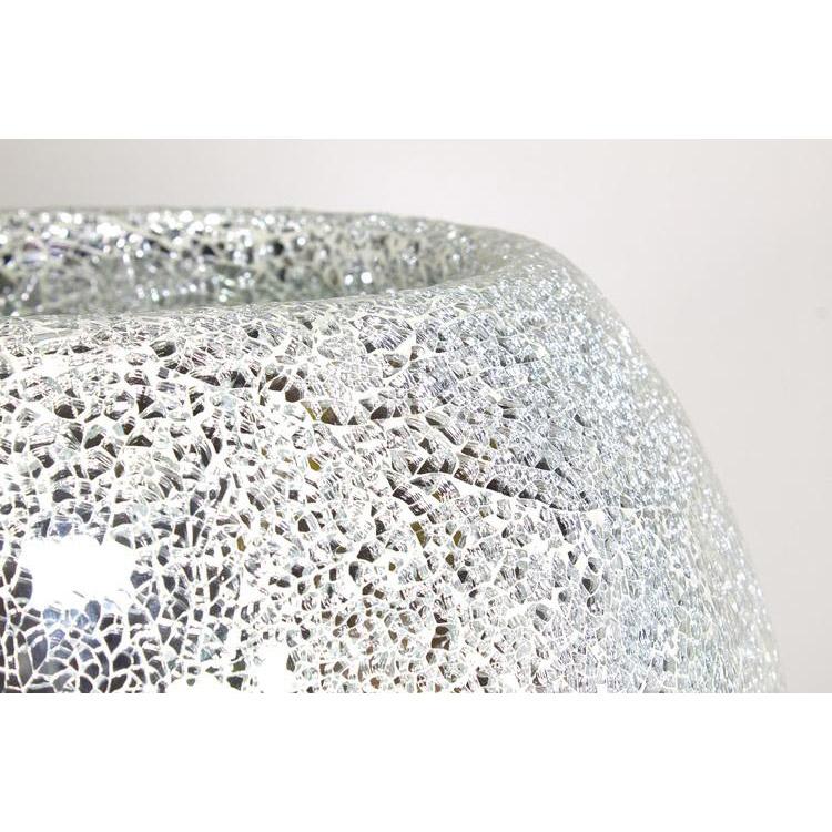 Disco Round Polystone Indoor Planter