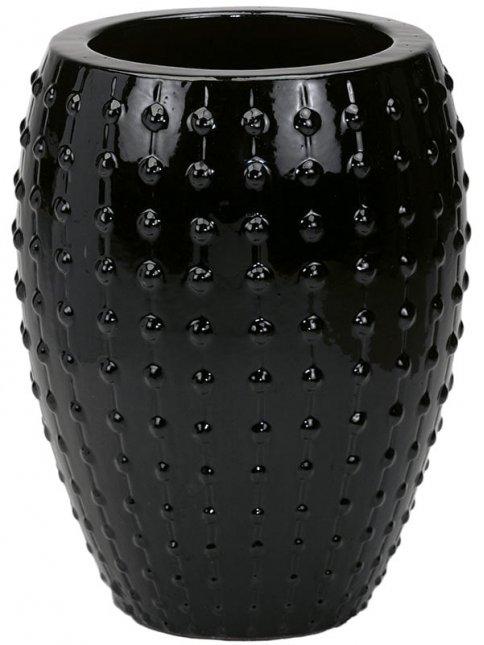 Ceramic Round Tall Bump Glossy Planter Pot In/Out Ceramic Round Tall Bump Glossy Planter Pot In/Out