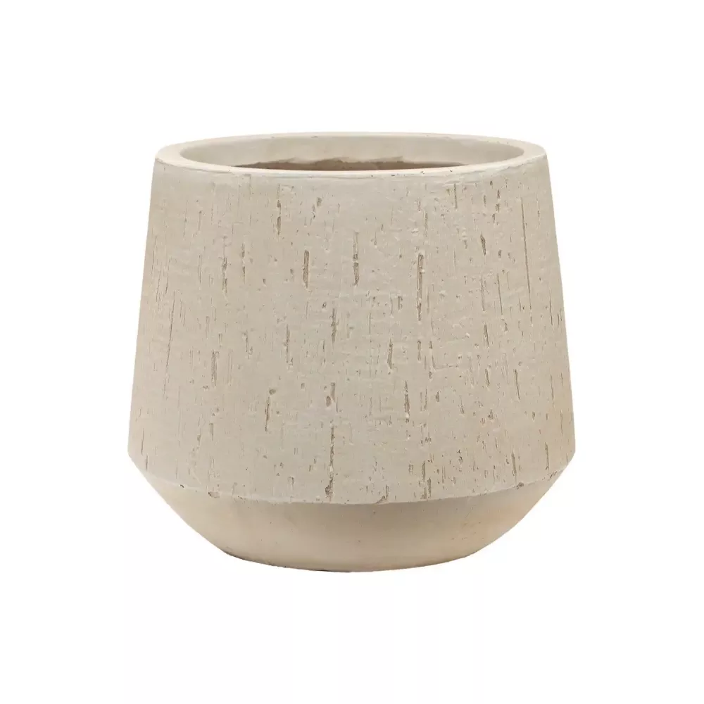 Raindrop Fibreclay Planter | Tapered Indoor and Outdoor Plant Pot