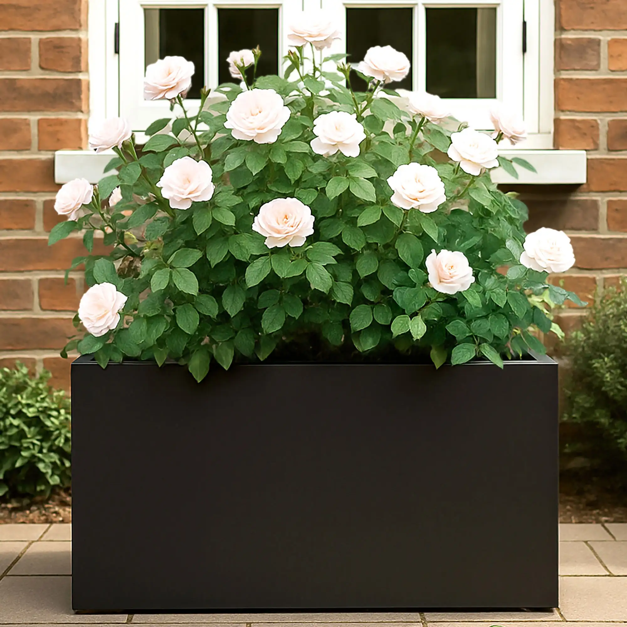 IDEALIST Lite Contemporary Light Concrete High Trough Planter