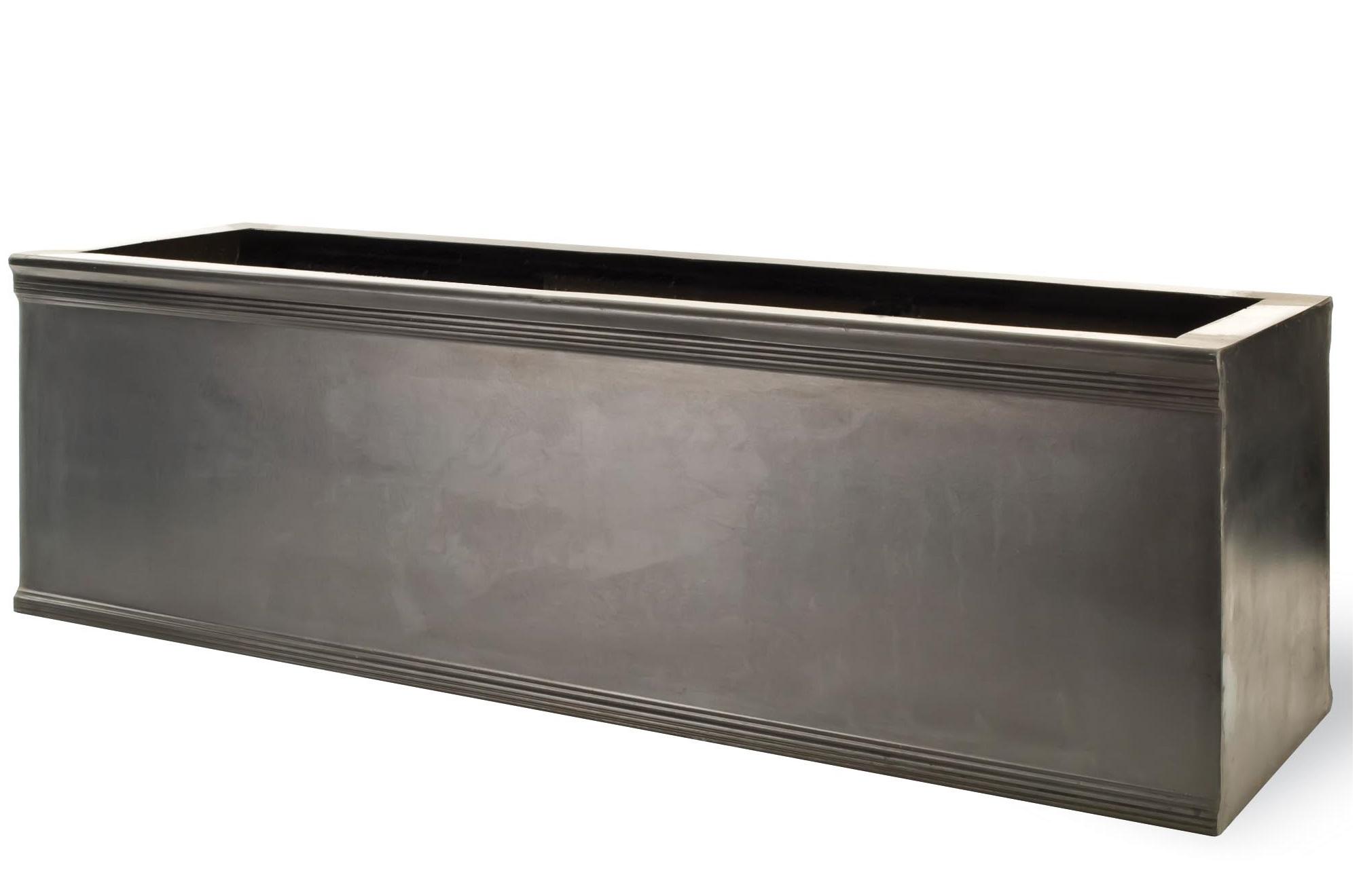 Chelsea Fiberglass Trough Faux Lead Planter Pot In/Out