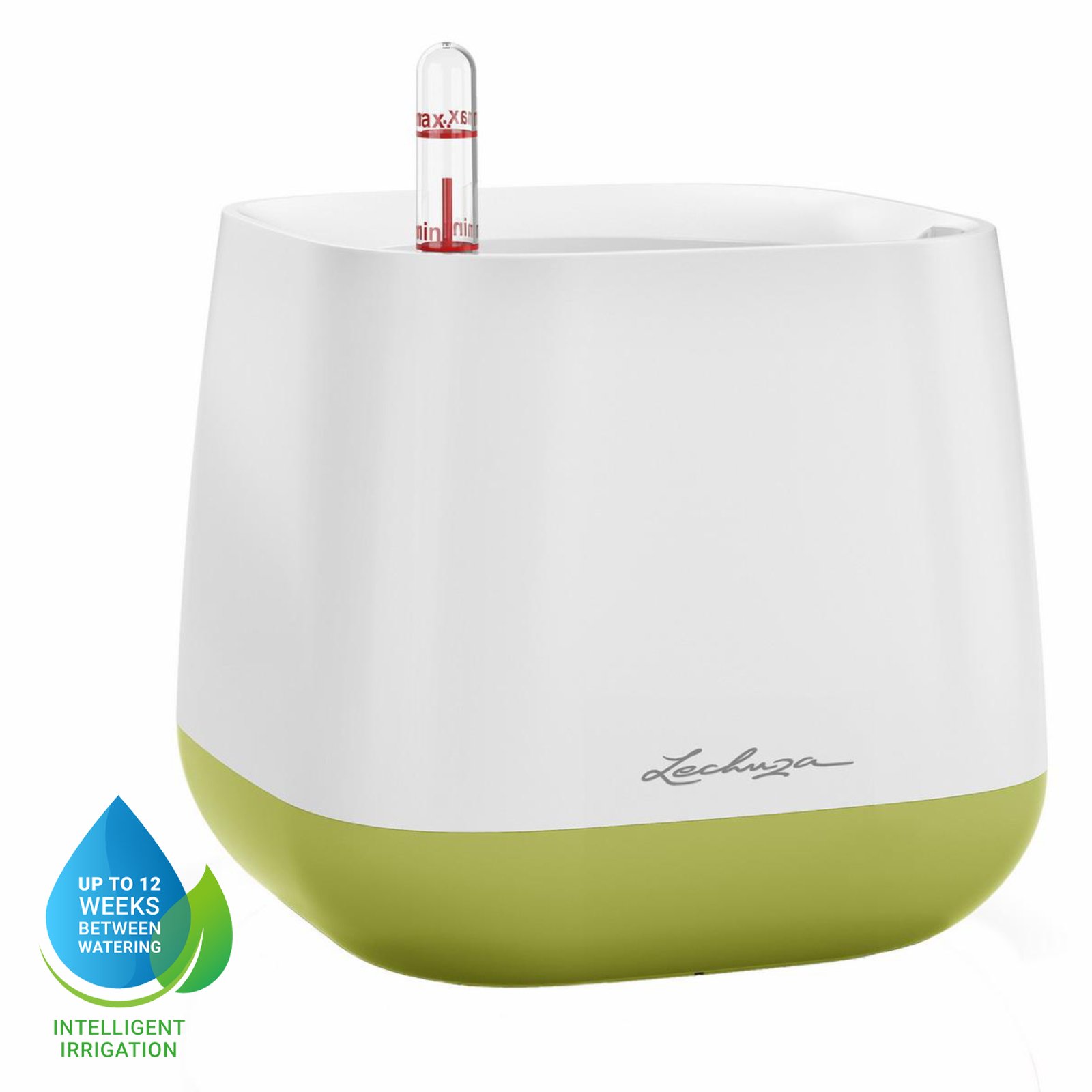 LECHUZA YULA Square Poly Resin Indoor Self-watering Planter