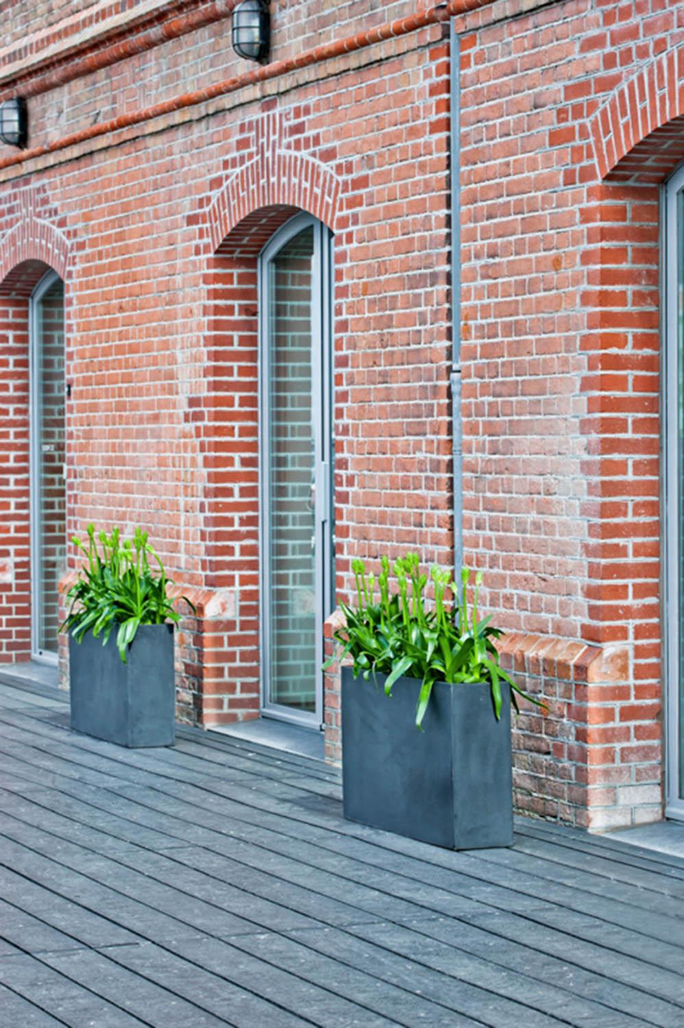 Raised Fiberstone Trough Planter by Idealist Premium JORT