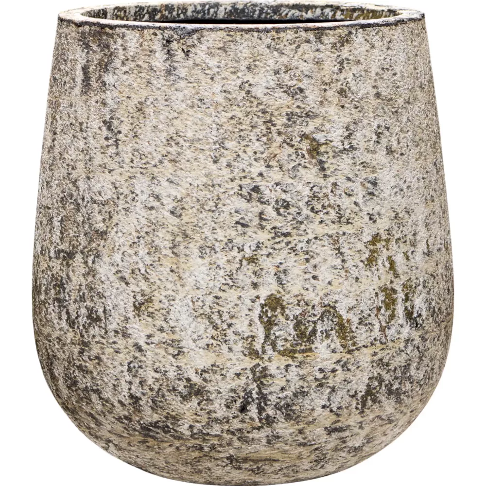 Atlas Round Planter | Fiberstone Indoor and Outdoor Plant Pot Vase