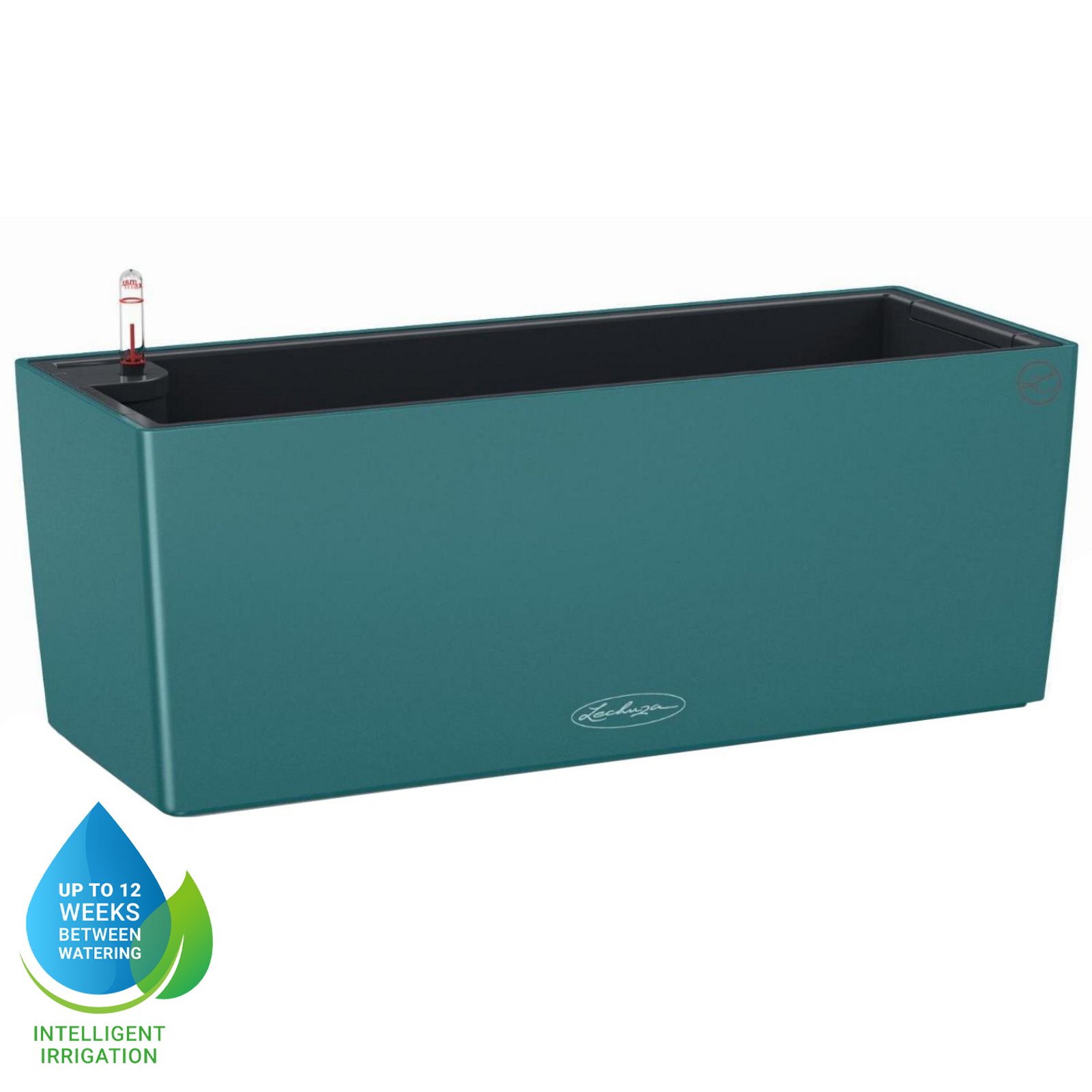 LECHUZA BALCONERA Color Trough Poly Resin Self-watering Planter